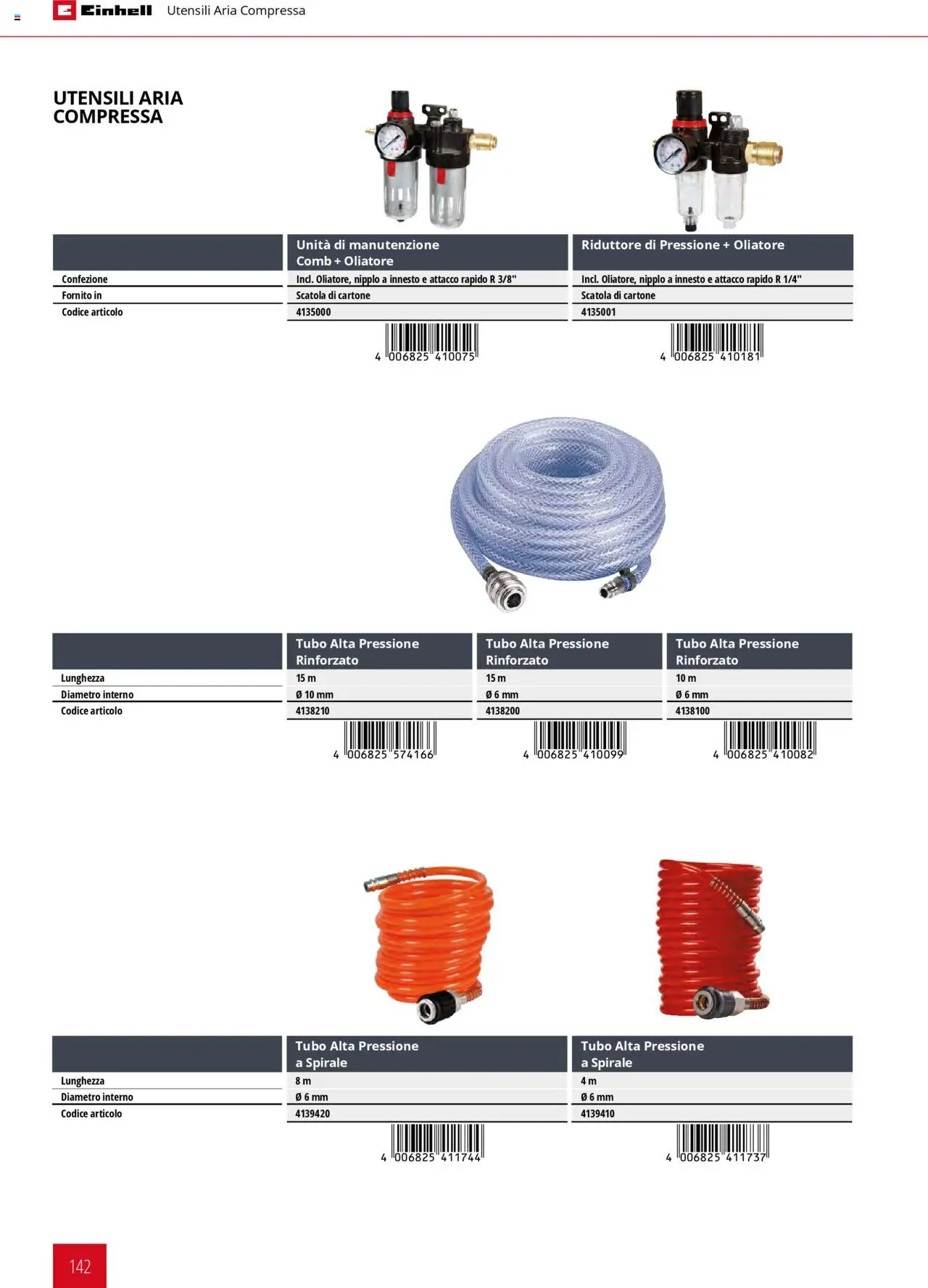 Volantino Einhell del 06.02.2025 | Pagina: 142 | Prodotti: Tubo, Scatola