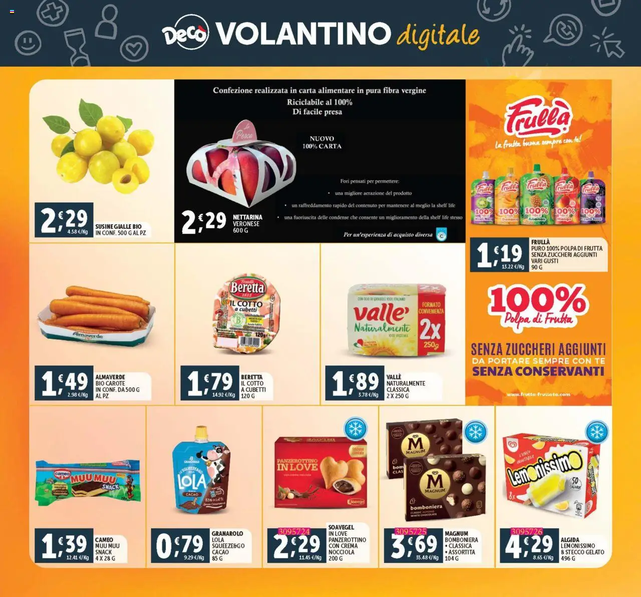 Volantino Decò del 18.07.2025 | Pagina: 22 | Prodotti: Crema, Tè, Carote, Mango