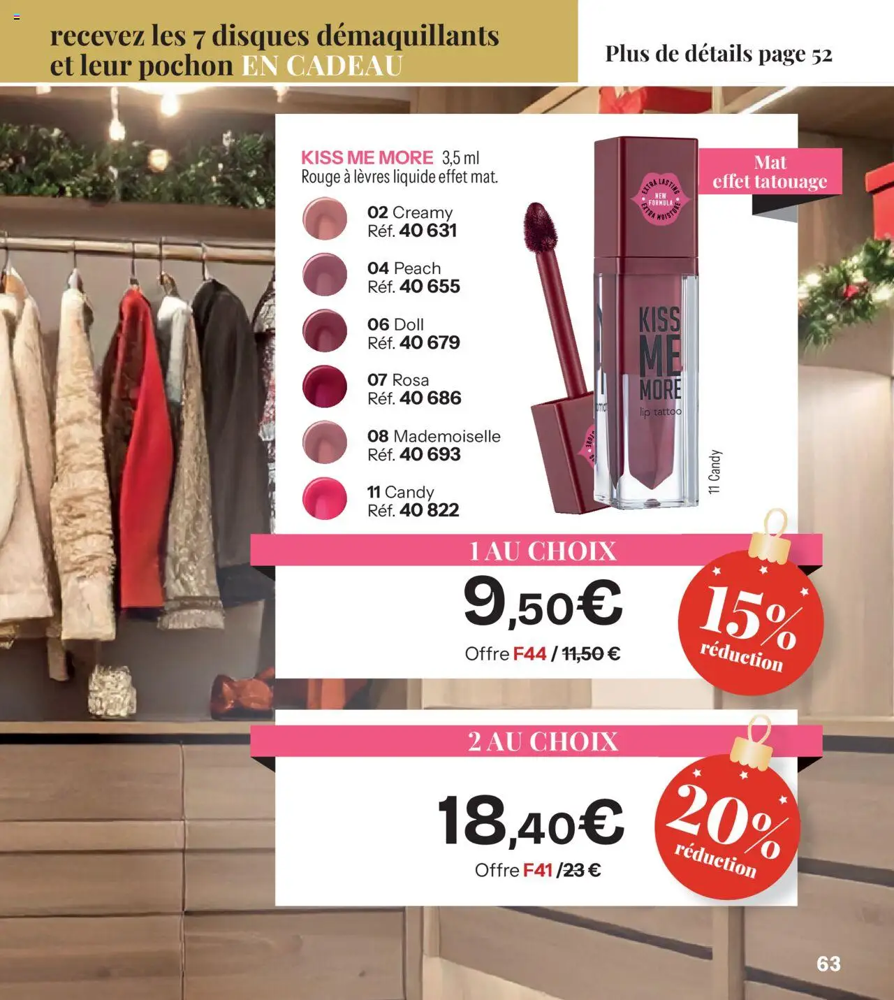 {H1} | Page: 63 | Produits: Rouge à lèvres