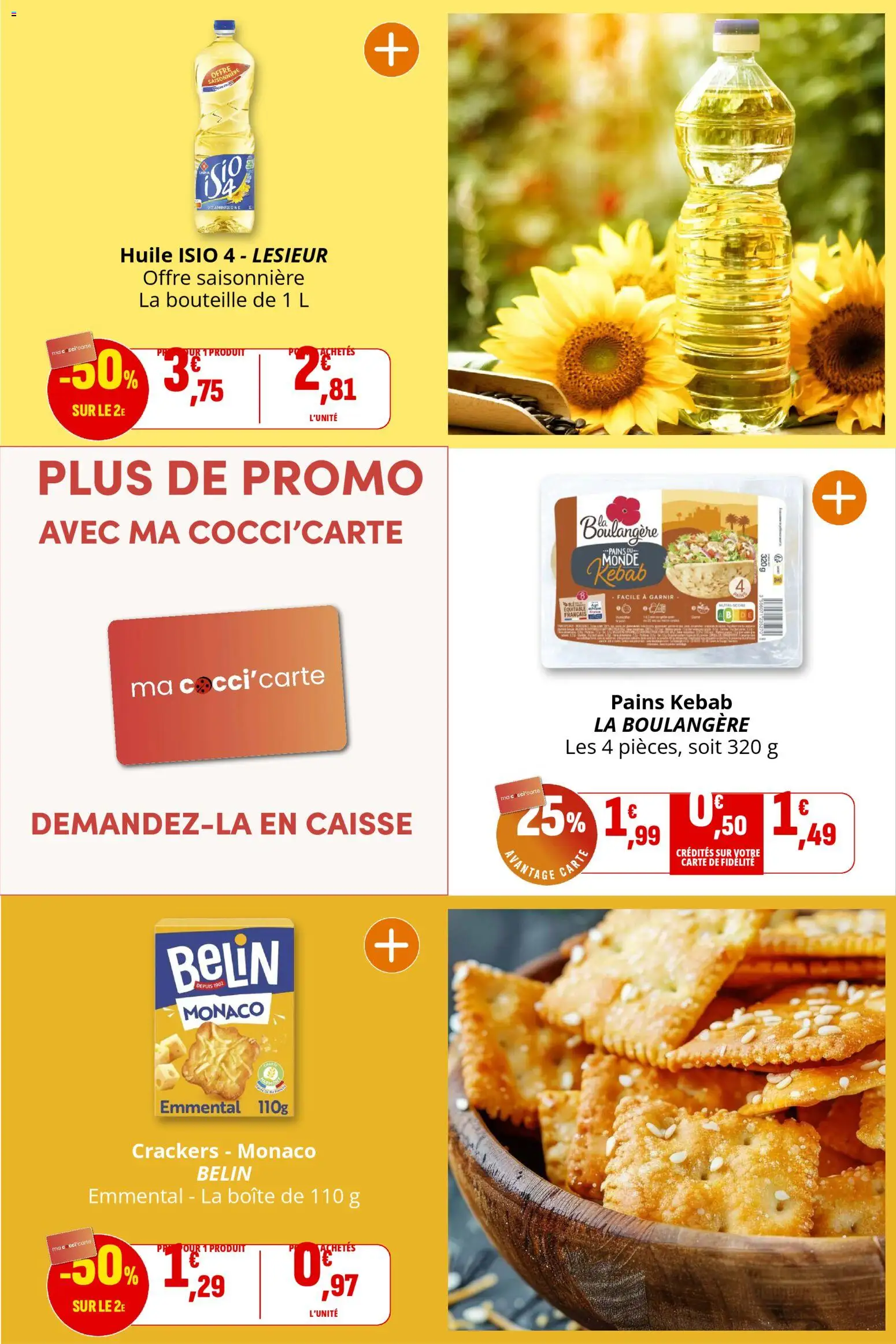 {H1} | Page: 30 | Produits: Crackers, Emmental, Huile