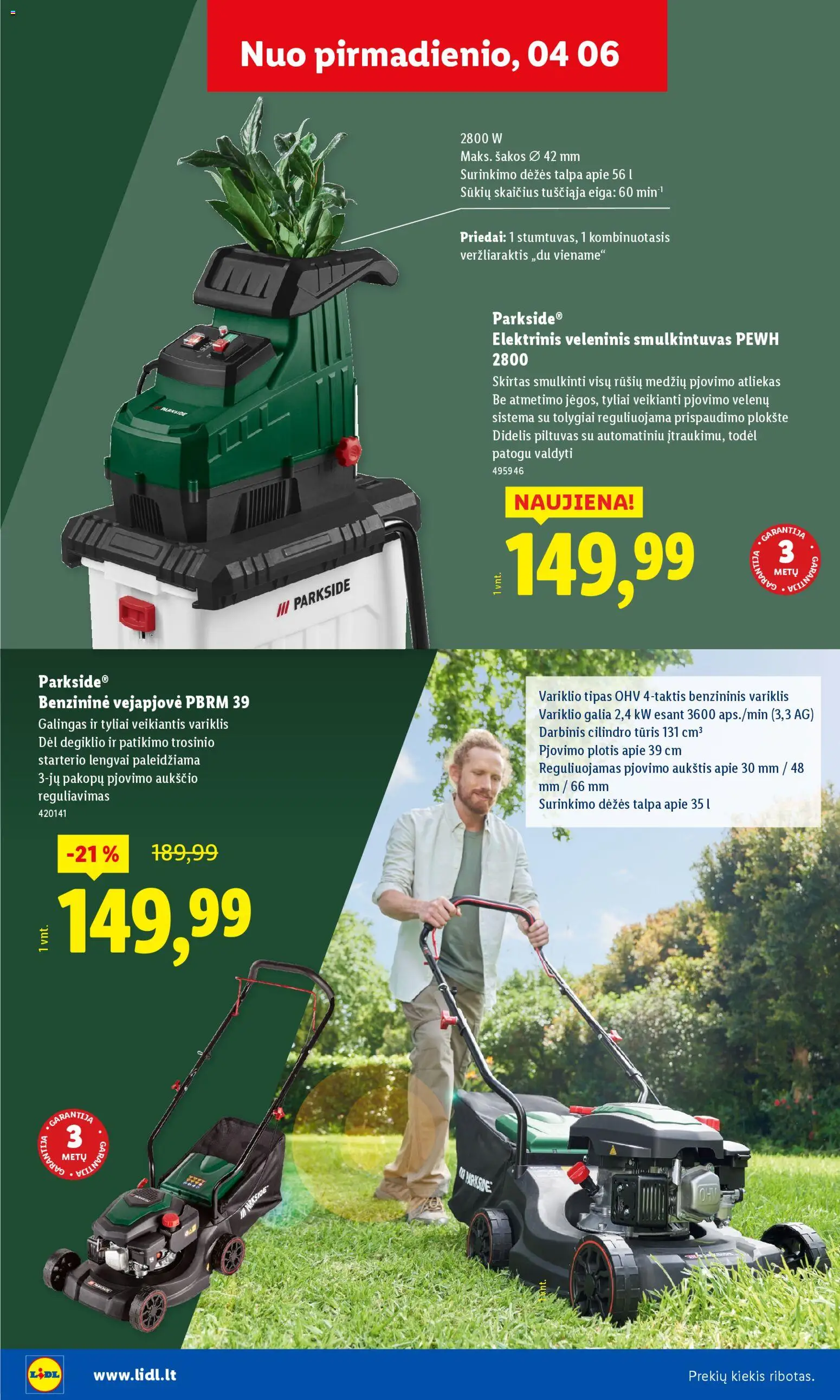 LIDL akcijos nuo 30.03.2026 | Puslapis: 16 | Prekių: Smulkintuvas