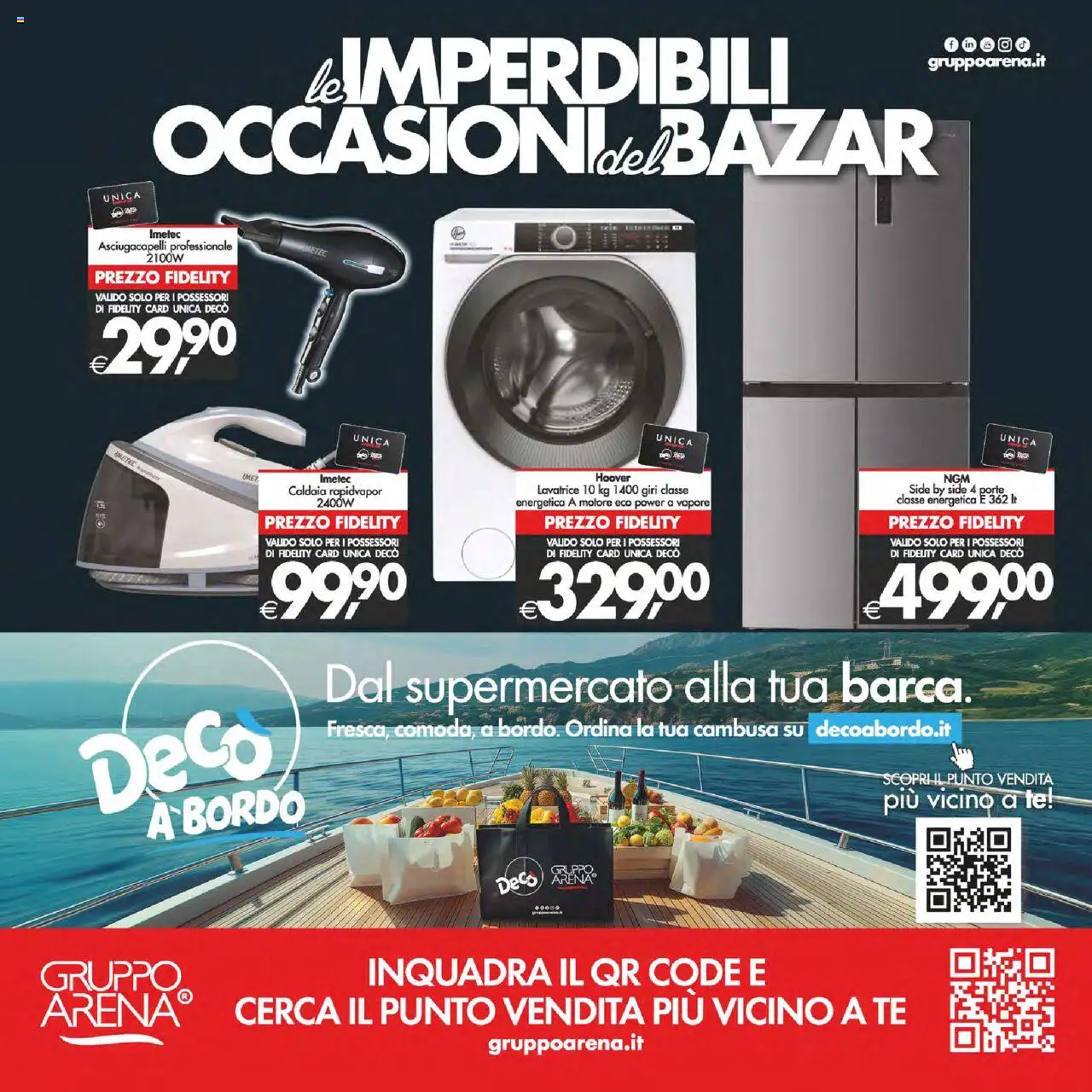 Volantino Decò del 22.08.2025 | Pagina: 39 | Prodotti: Tè, Caldaia, Lavatrice, Asciugacapelli