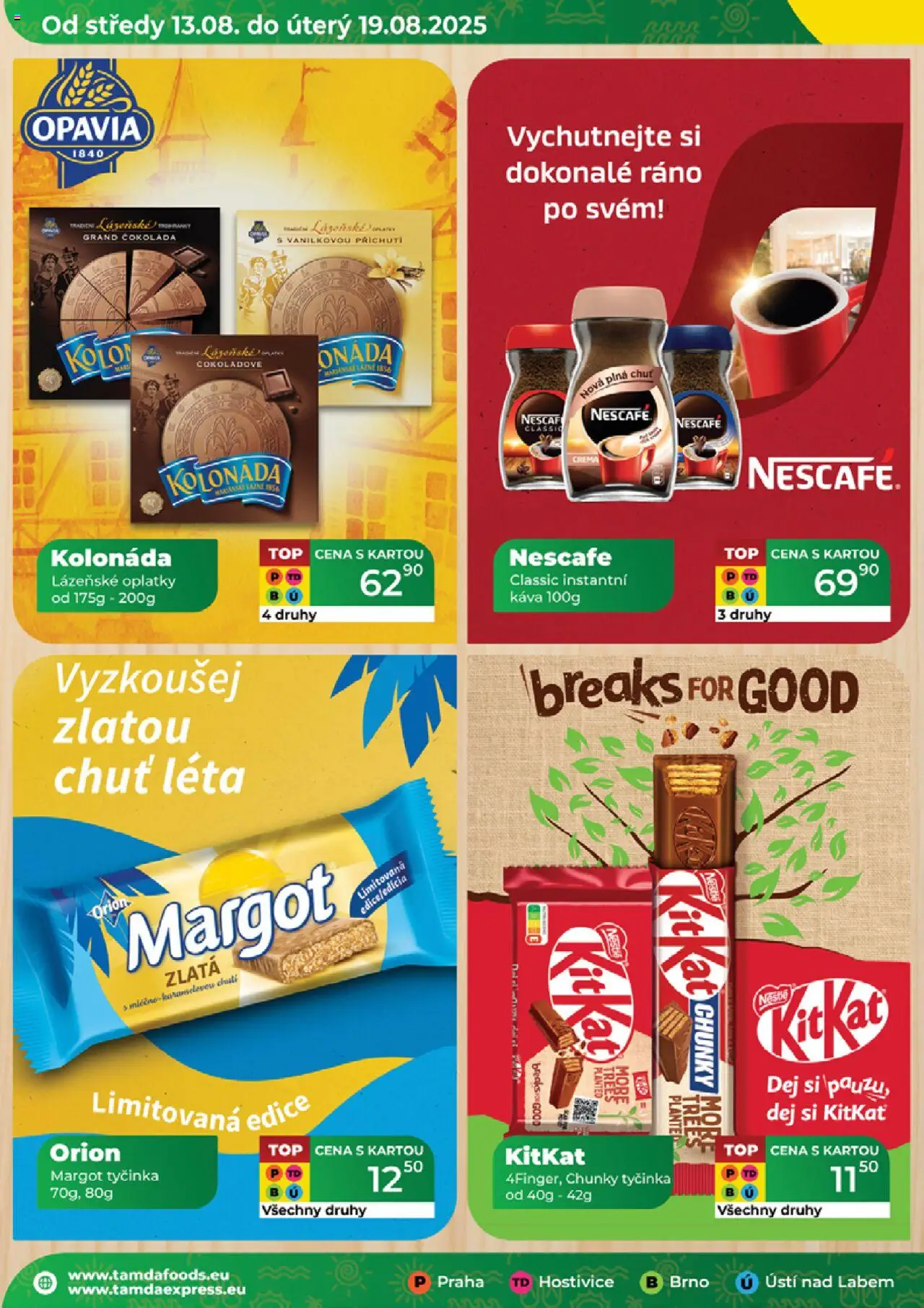 Tamda Foods leták od 13.08.2025 | Strana: 6 | Produkty: Káva, Nescafé, Crema, Oplatky