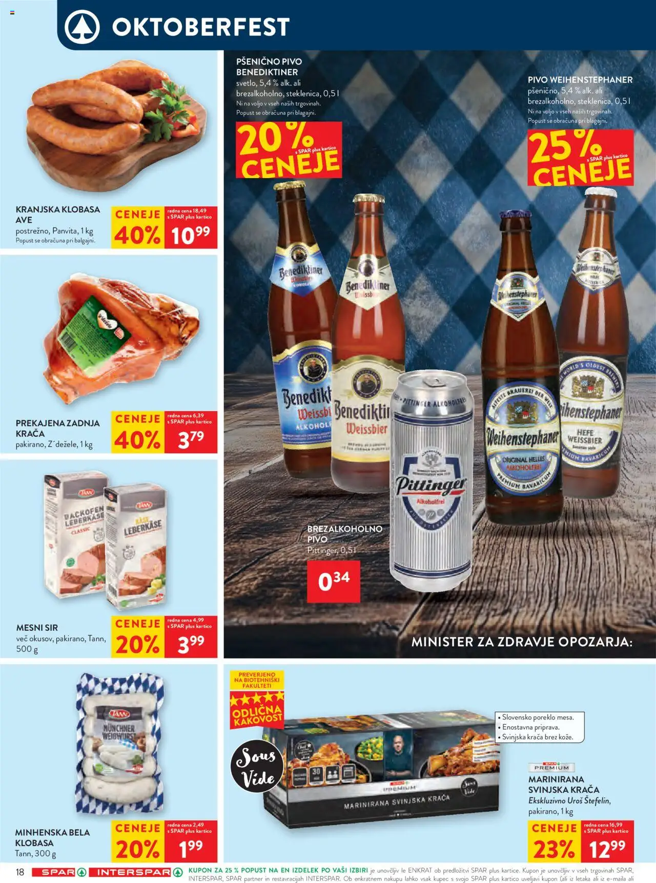 Novi Spar katalog ponudbe – veljaven od 01.10.2025 | Stran: 24 | Izdelki: Sir, Pivo