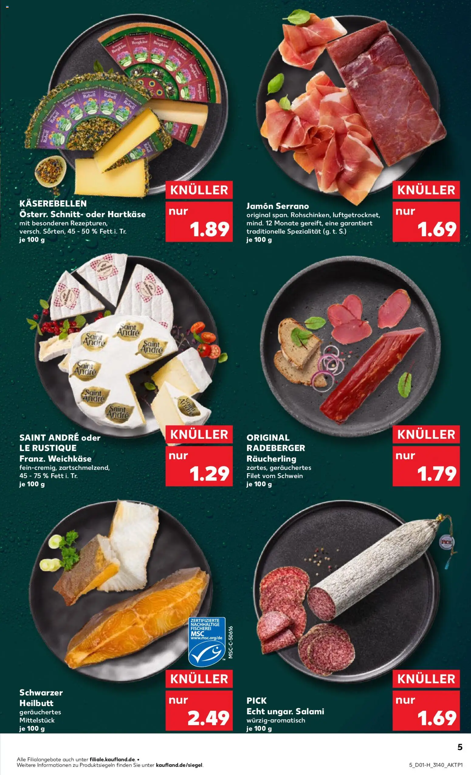 Kaufland prospekt Leipzig	 – gültig ab 02.01.2026 | Seite: 5 | Produkte: Salami