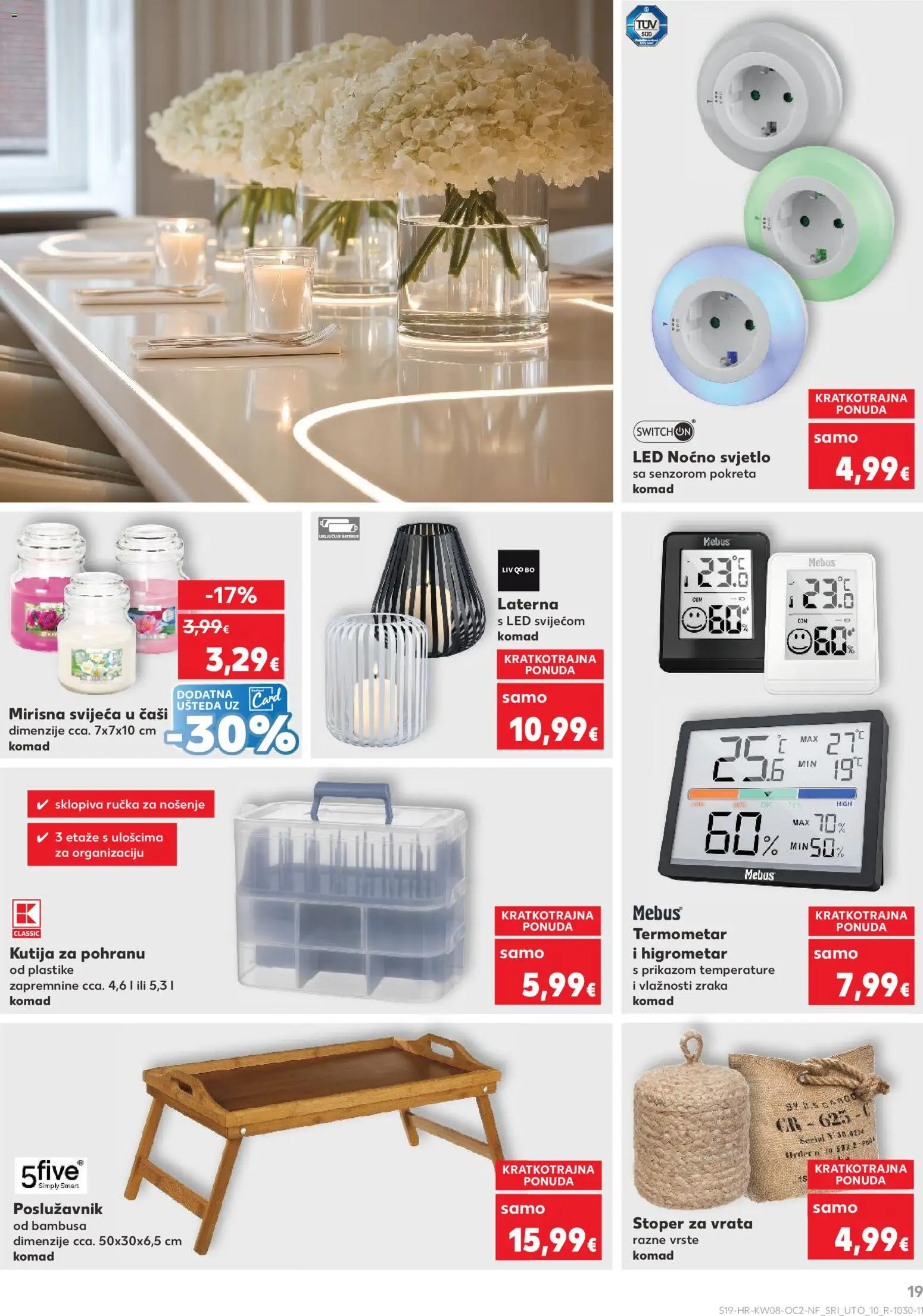 Kaufland katalog | vrijedi od 18.02.2026 | Stranica: 19 | Proizvodi: Termometar, Kutija, Vrata
