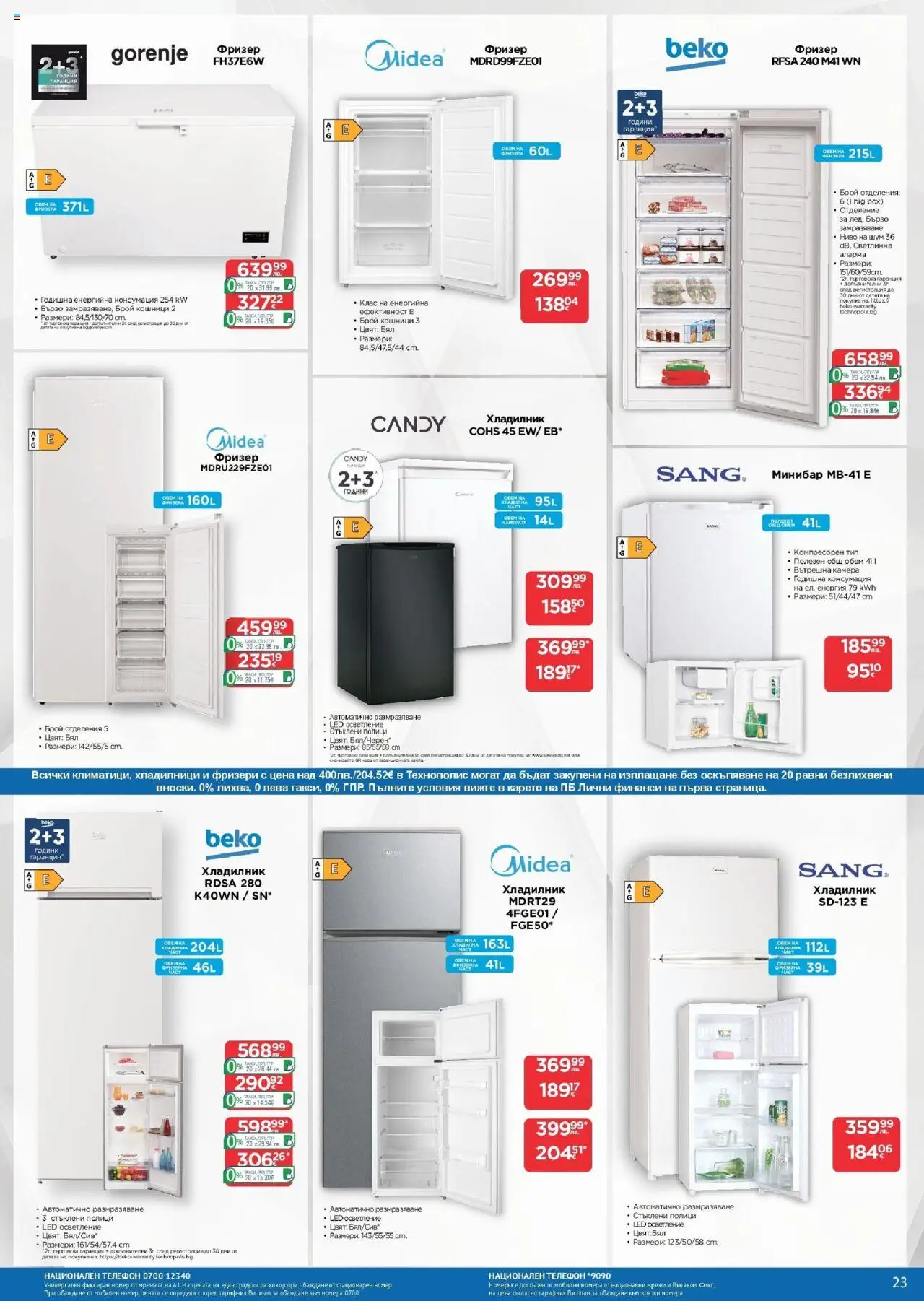  | Страница: 23 | Продукти: Телефон, Хладилник, Камера, Фризер