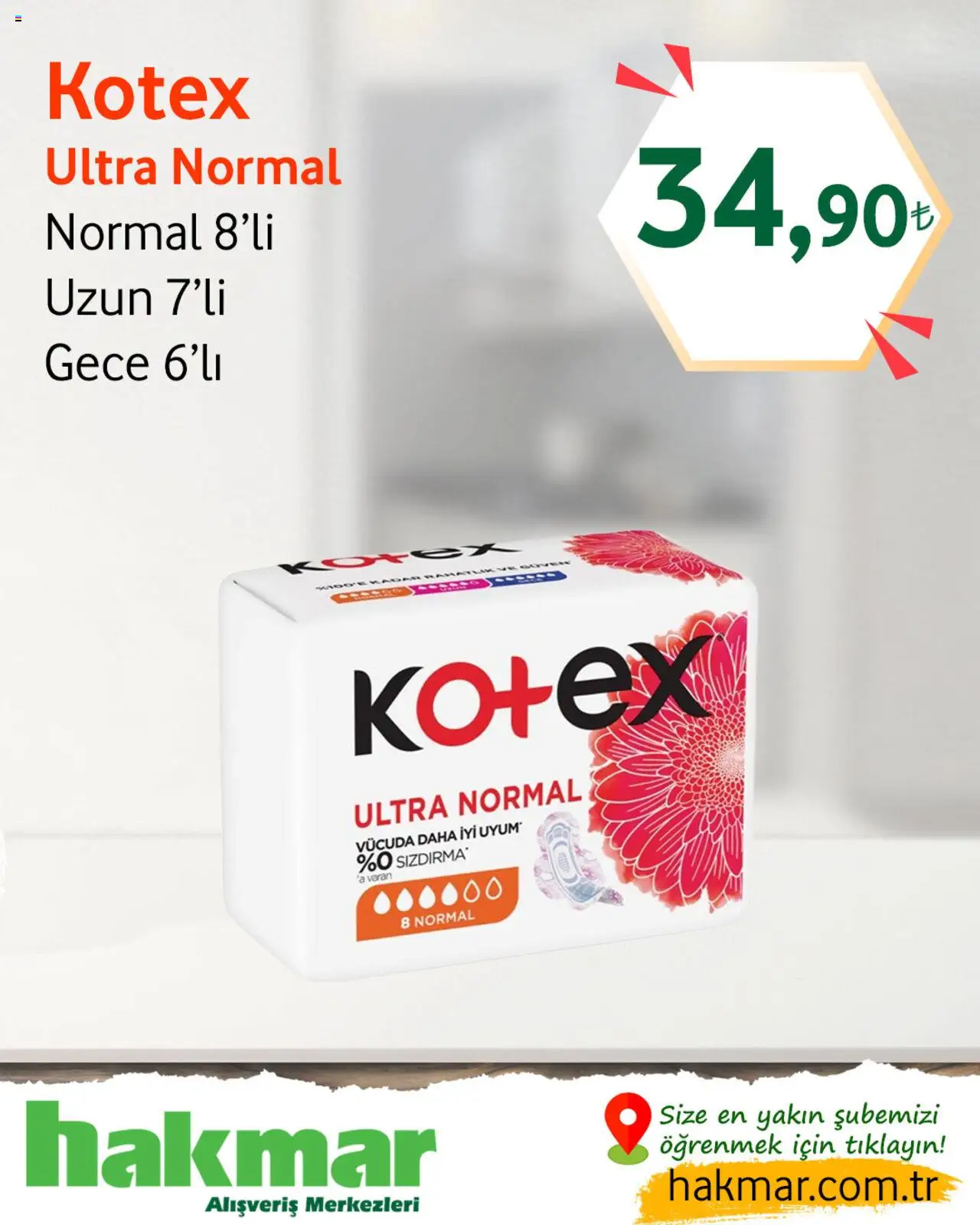 Hakmar Fırsat ürünler Kotex - 19.09.2025 tarihinden itibaren geçerlidir | Sayfa: 6
