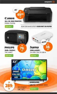 Expert - Folder - Voorbeeld van een folder van Expert, geldig van 09.02.2026 | Pagina: 18 | Producten: Kom, Tv, Radio, Papier
