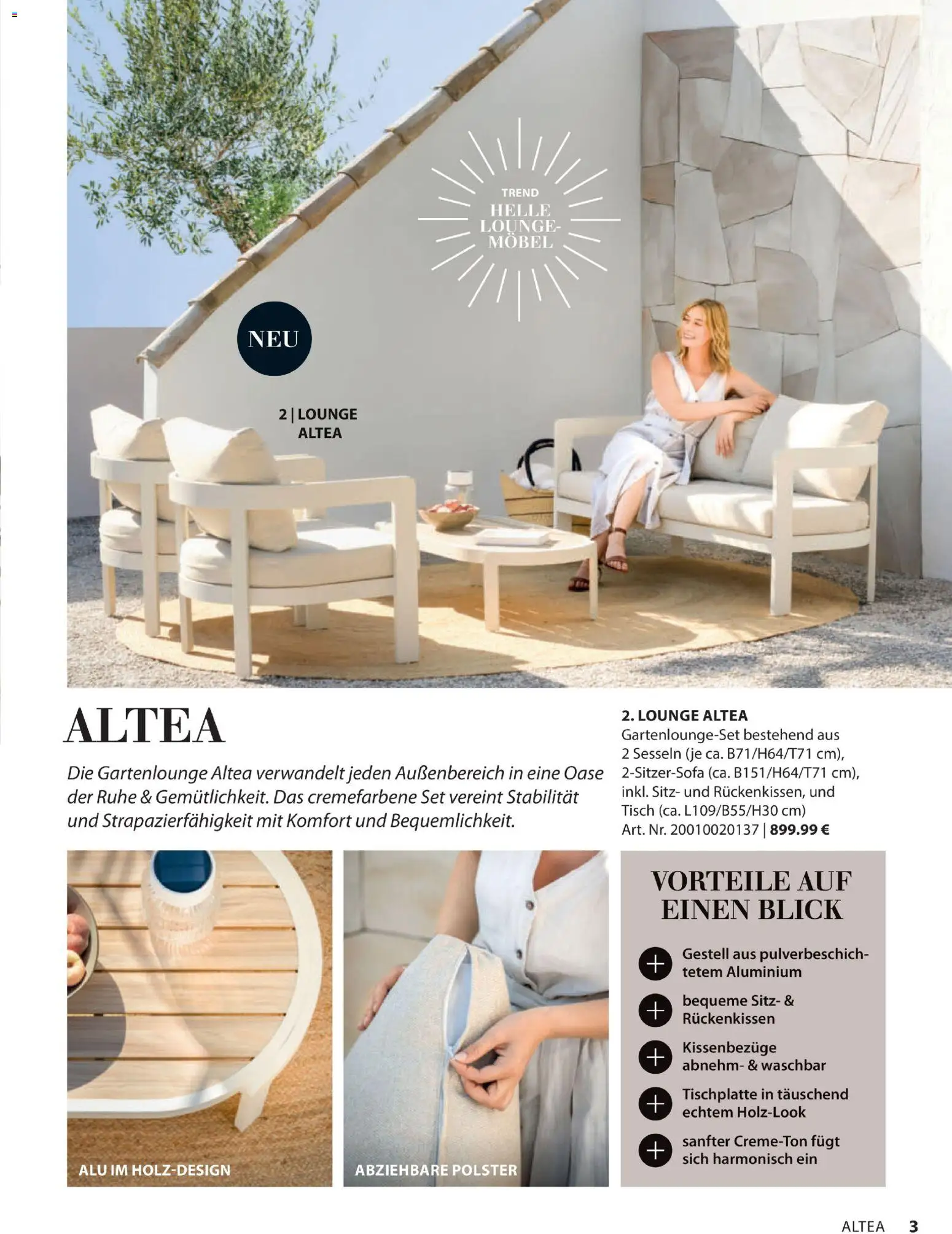 Dehner Gartenmöbel Trends 2026 gültig ab 29.01.2026 | Seite: 3 | Produkte: Tisch