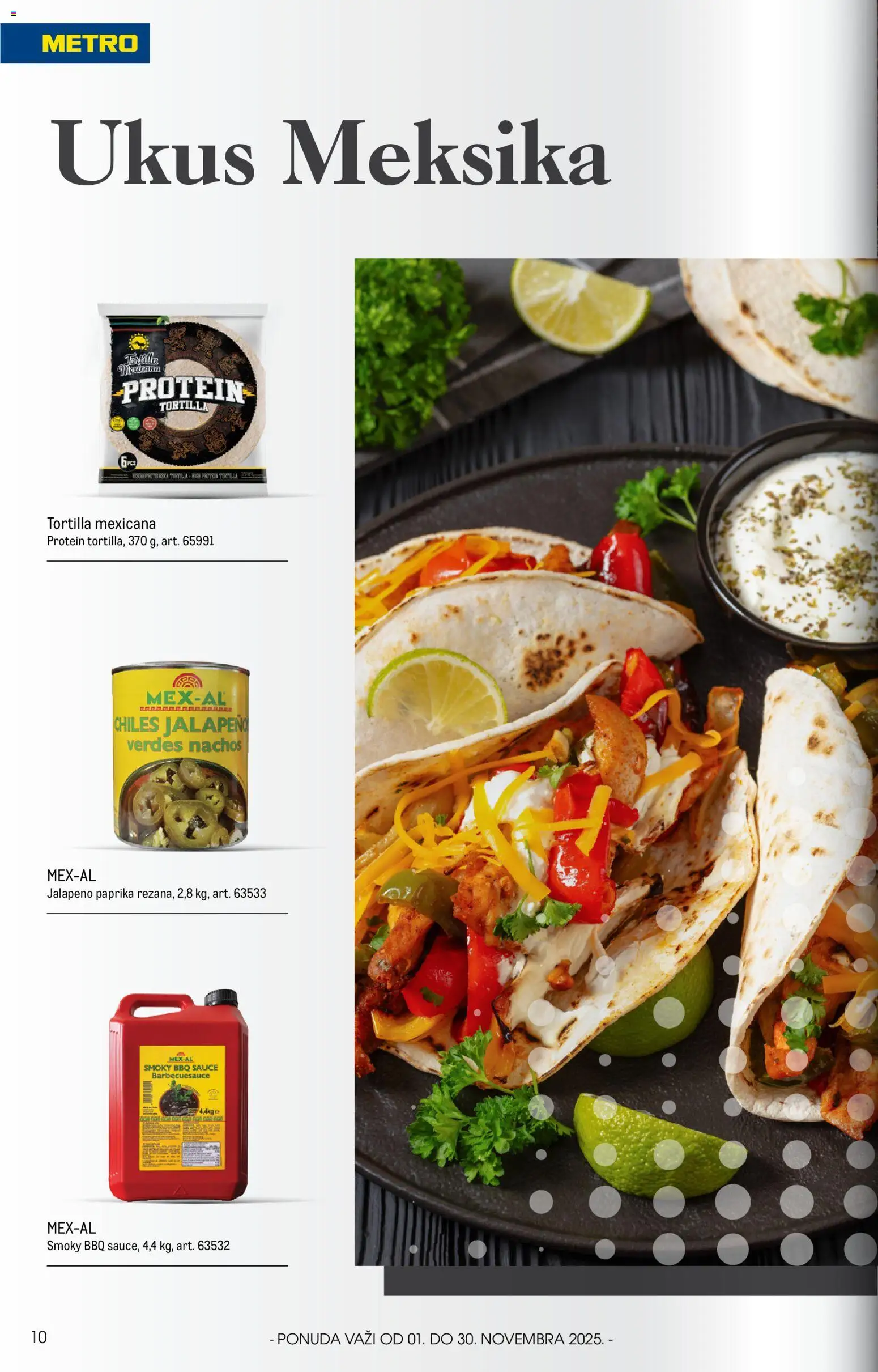 Metro katalog - važi od 01.11.2025 | Strana: 10 | Proizvode: Protein, Paprika