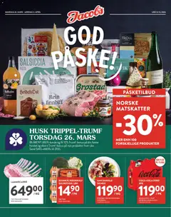 Forhåndsvisning av Jacobs kundeavis gyldig fra 23.03.2026