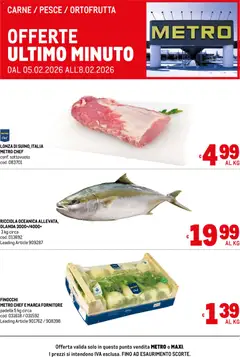 Anteprima del volantino Metro Offerte Freschissimi catalogo valido a partire dal 05.02.2026