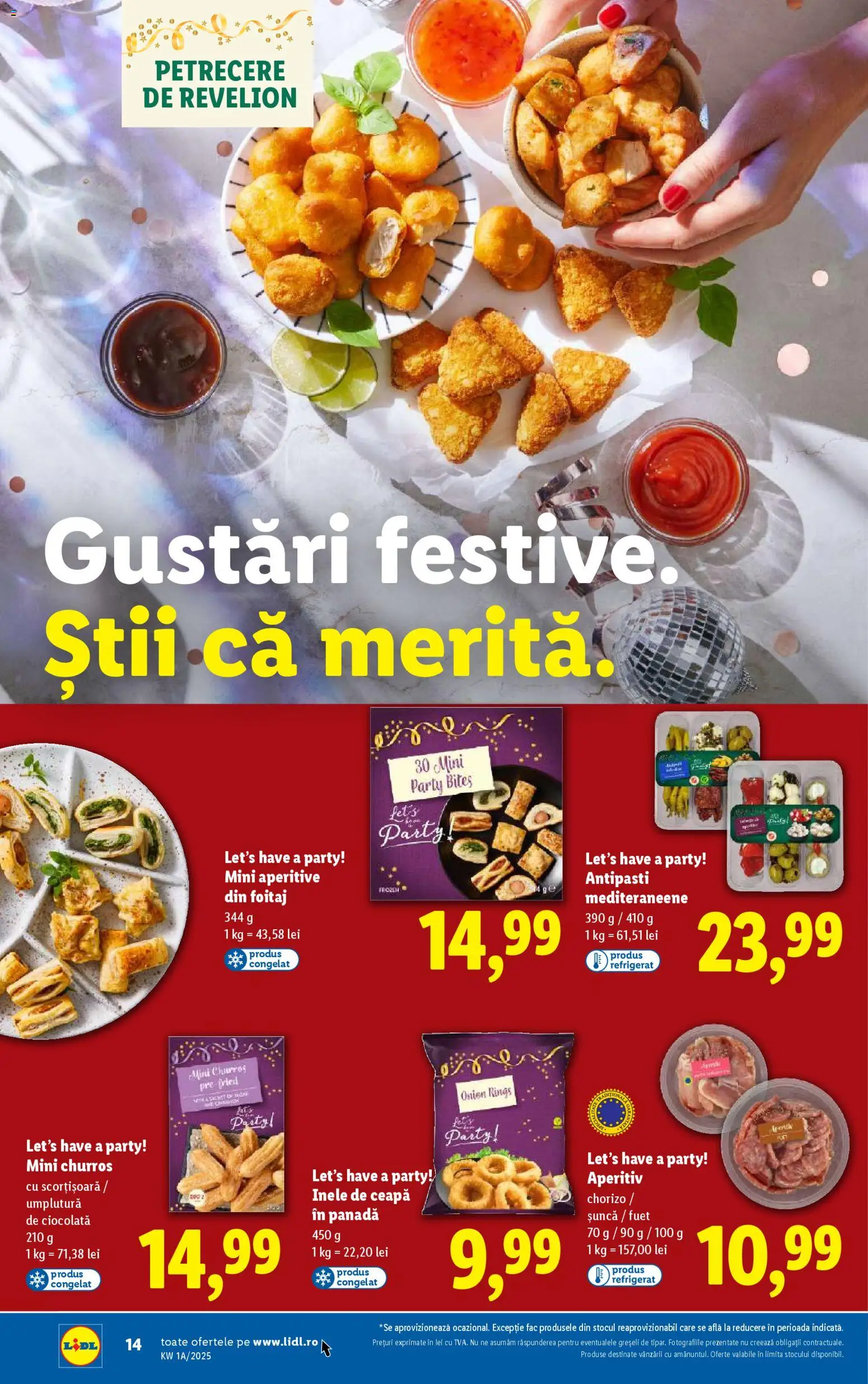 Noul catalog Lidl – valabil de la 27.12.2025 | Pagină: 14 | Produse: Ciocolată, Șuncă, Ceapă