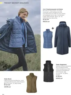 Tchibo Aktionen ab 01.11.2025 gültig | Seite: 106 | Produkte: Steppweste, Weste, Mantel, Reis
