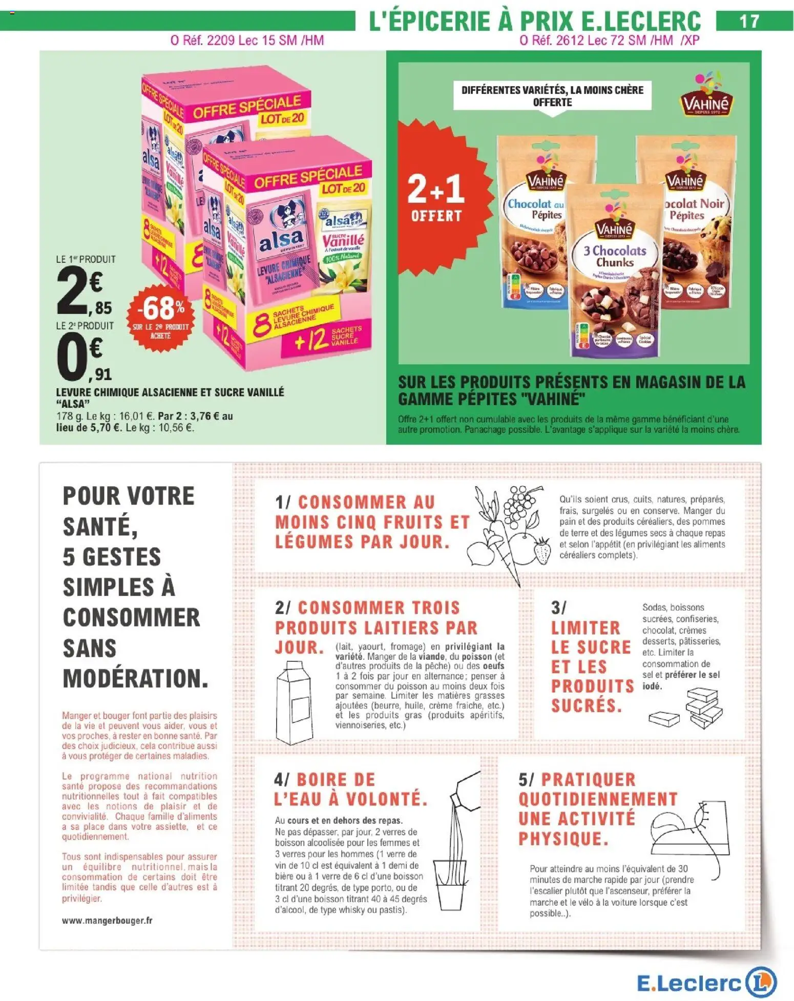 {H1} | Page: 17 | Produits: Whisky, Pain, Vin, Poisson