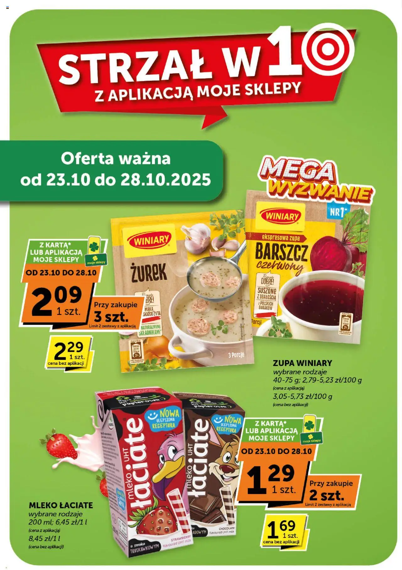 Euro Sklep Gazetka od 16.10.2025 | Strona: 22 | Produkty: Barszcz, Zurek, Mleko, Zupa