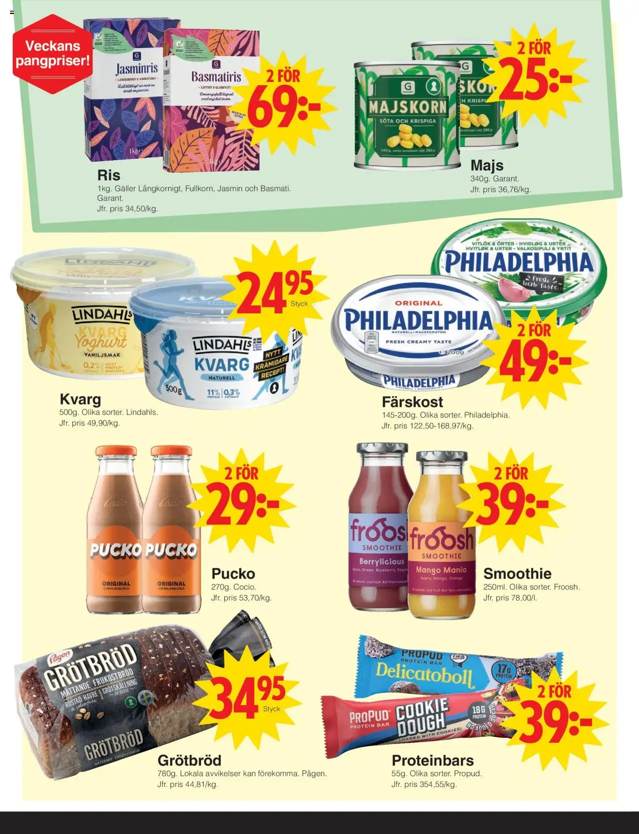 Matöppet reklamblad aktuell från 20.10.2025 | Sida: 2 | Produkter: Galler, Yoghurt, Mango, Kvarg