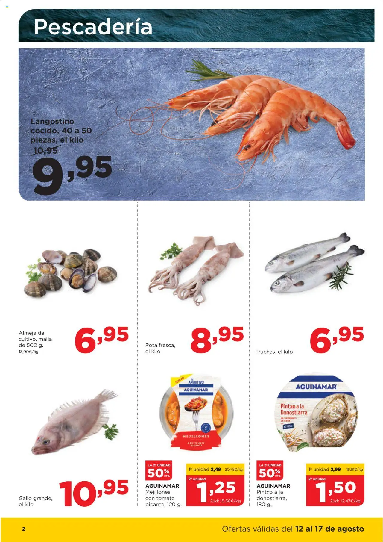 Alimerka folleto Asturias │ válido desde el 11.08.2025 | Página: 2 | Productos: Langostino