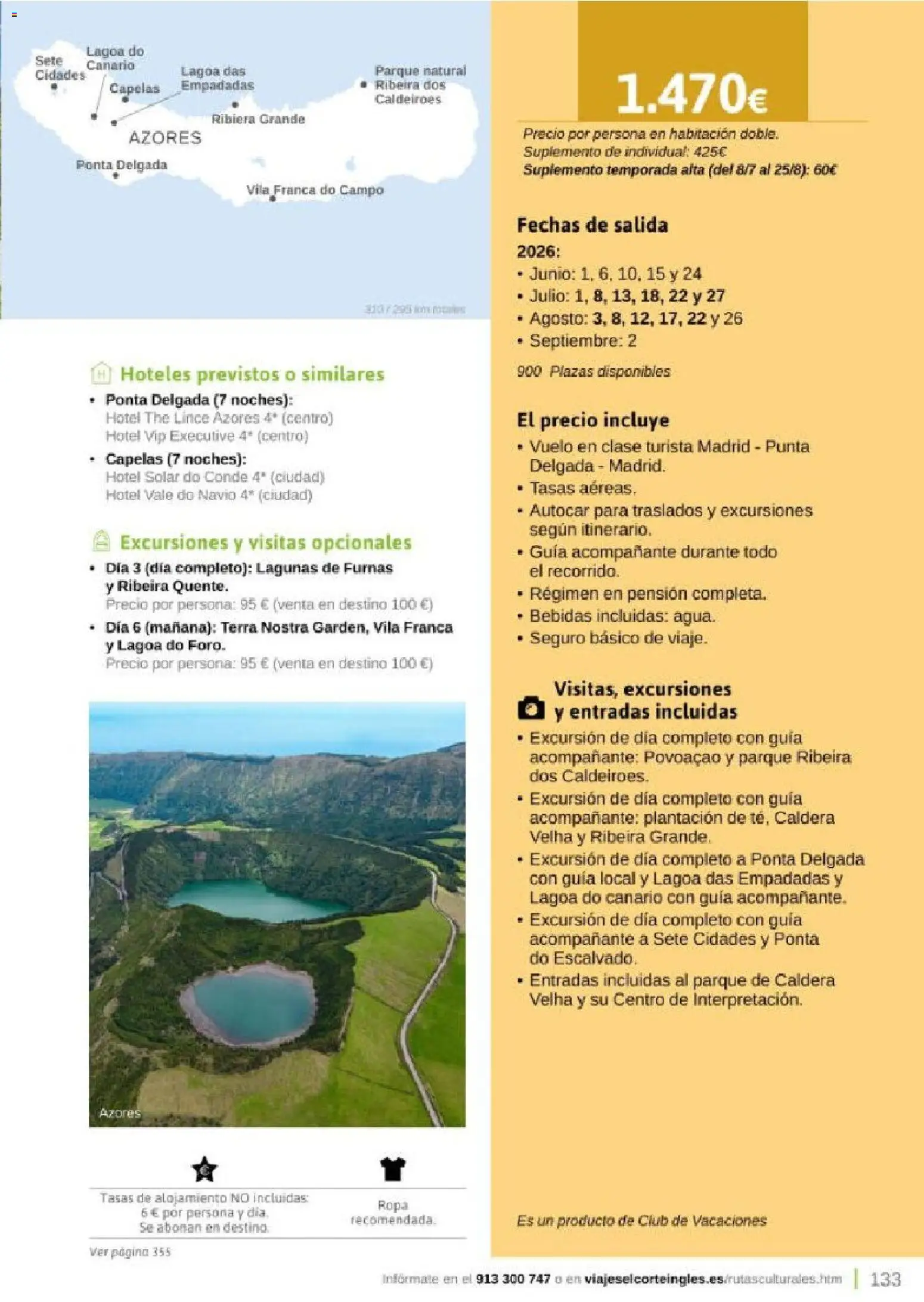 Viajes El Corte Inglés Rutas Culturales de la Comunidad de Madrid │ válido desde el 01.04.2026 | Página: 133 | Productos: Ropa