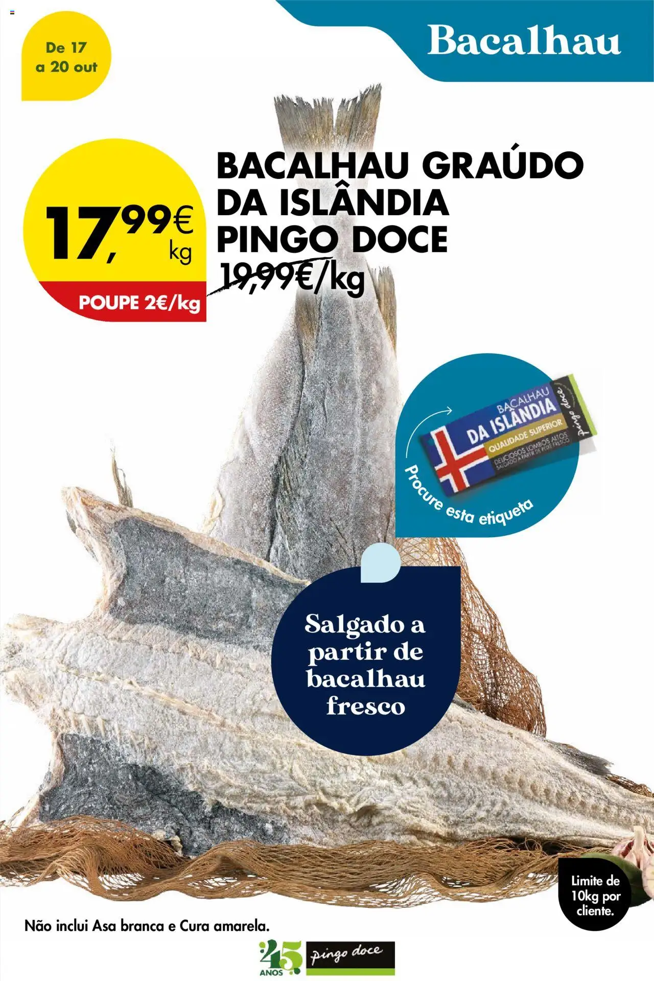Pingo Doce Poupe este Fim de Semana │ válido de 17.10.2025 | Página: 3 | Produtos: Bacalhau