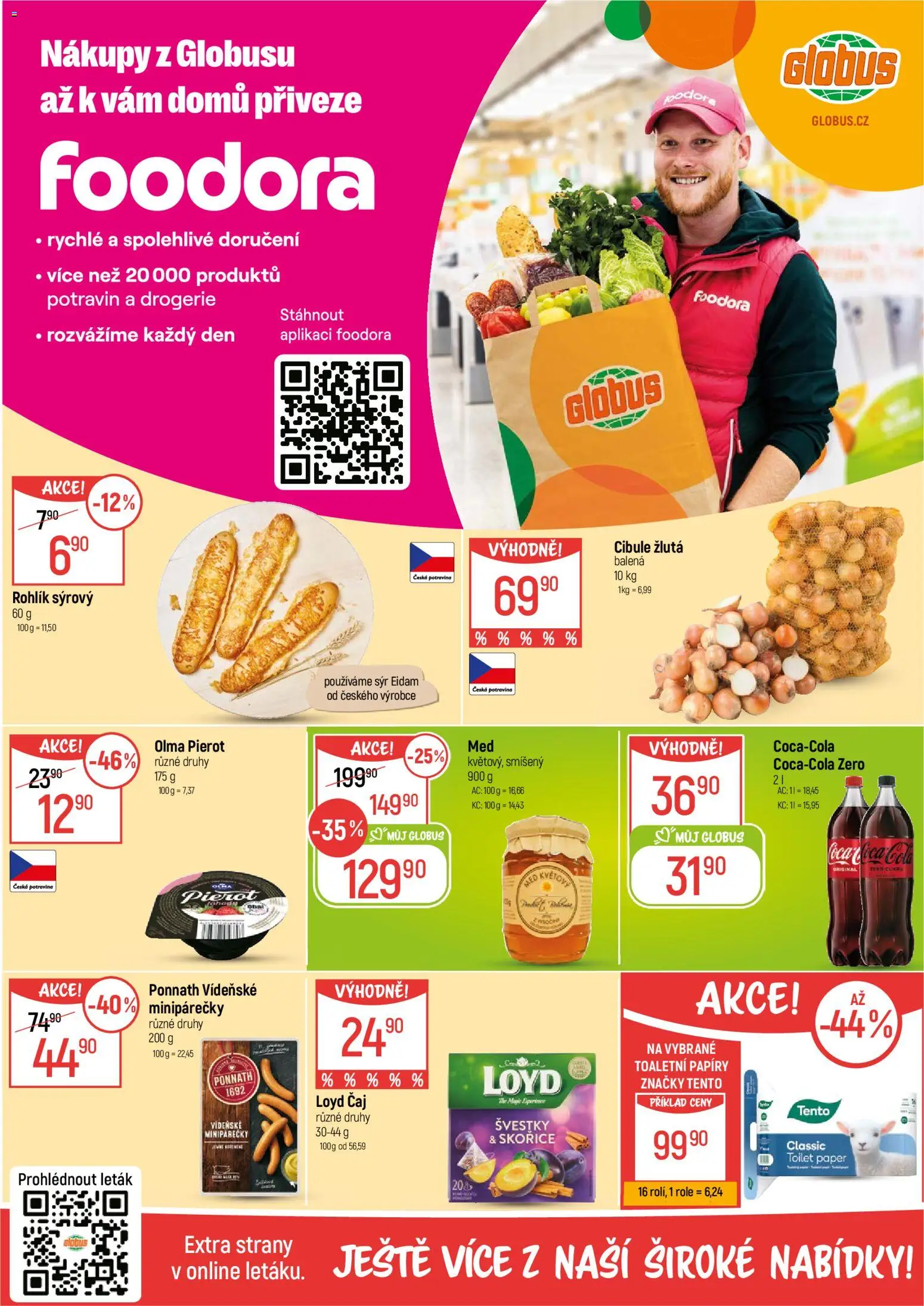 Globus leták - Olomouc od 02.01.2026 | Strana: 2 | Produkty: Globus, Sýr, Cibule, Cola