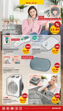 Penny Prospekt 	 ab 15.12.2025 gültig | Seite: 39 | Produkte: Tasche, Batterien, Heizkissen