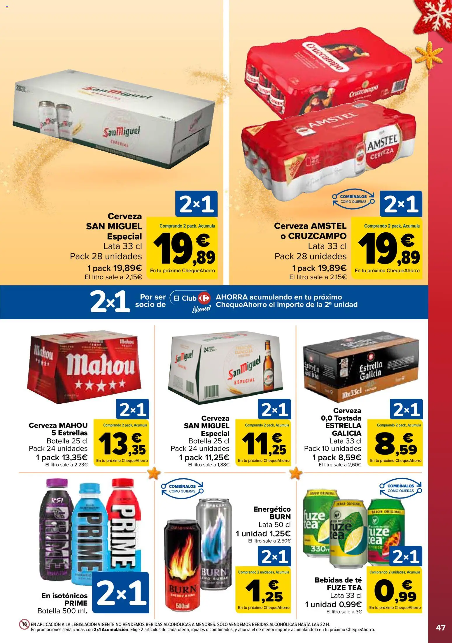 Carrefour folleto │ válido desde el 25.11.2025 | Página: 49 | Productos: Cerveza, Té