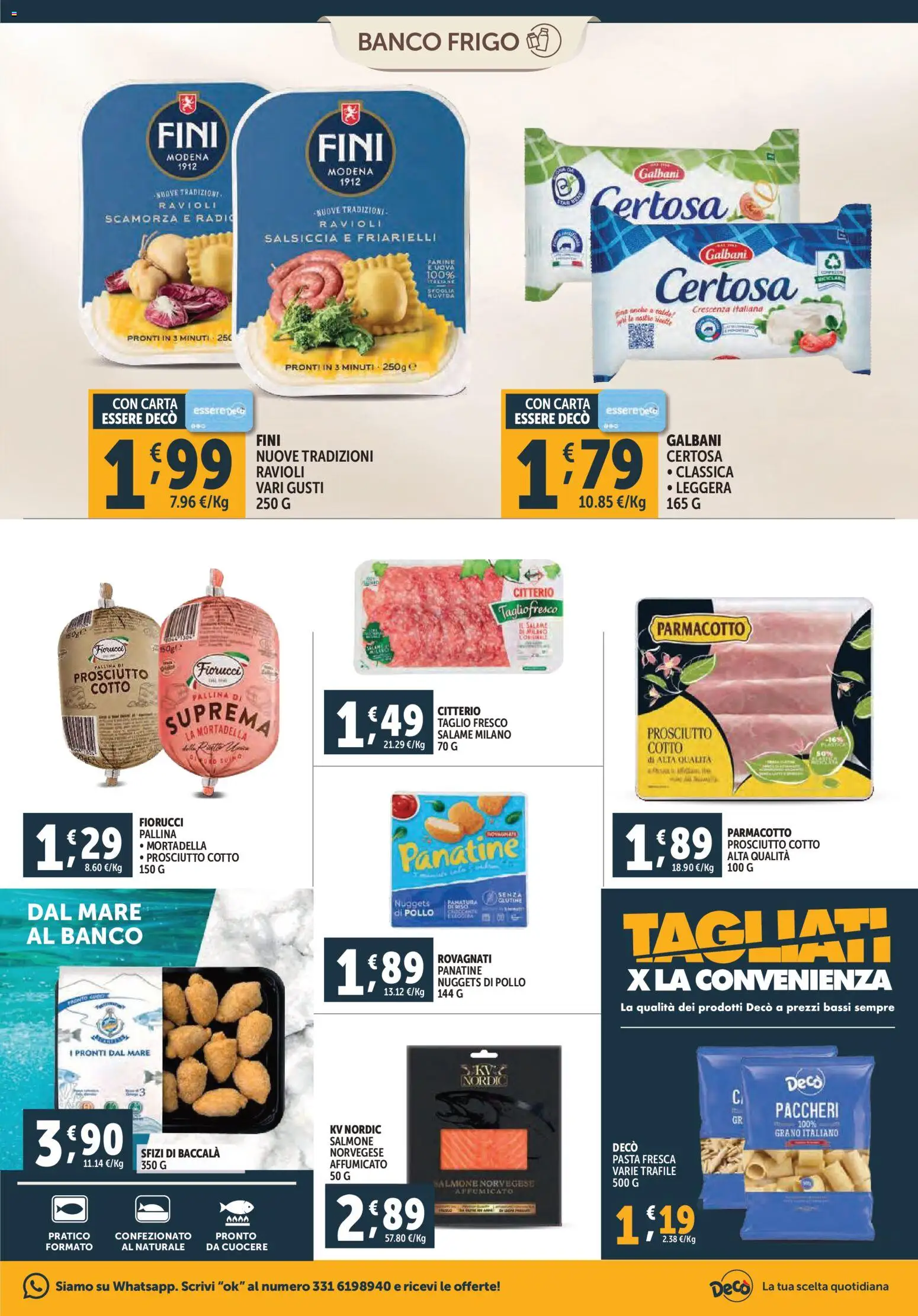 Volantino Decò del 28.10.2025 | Pagina: 7 | Prodotti: Uova, Nuggets, Radio, Paccheri