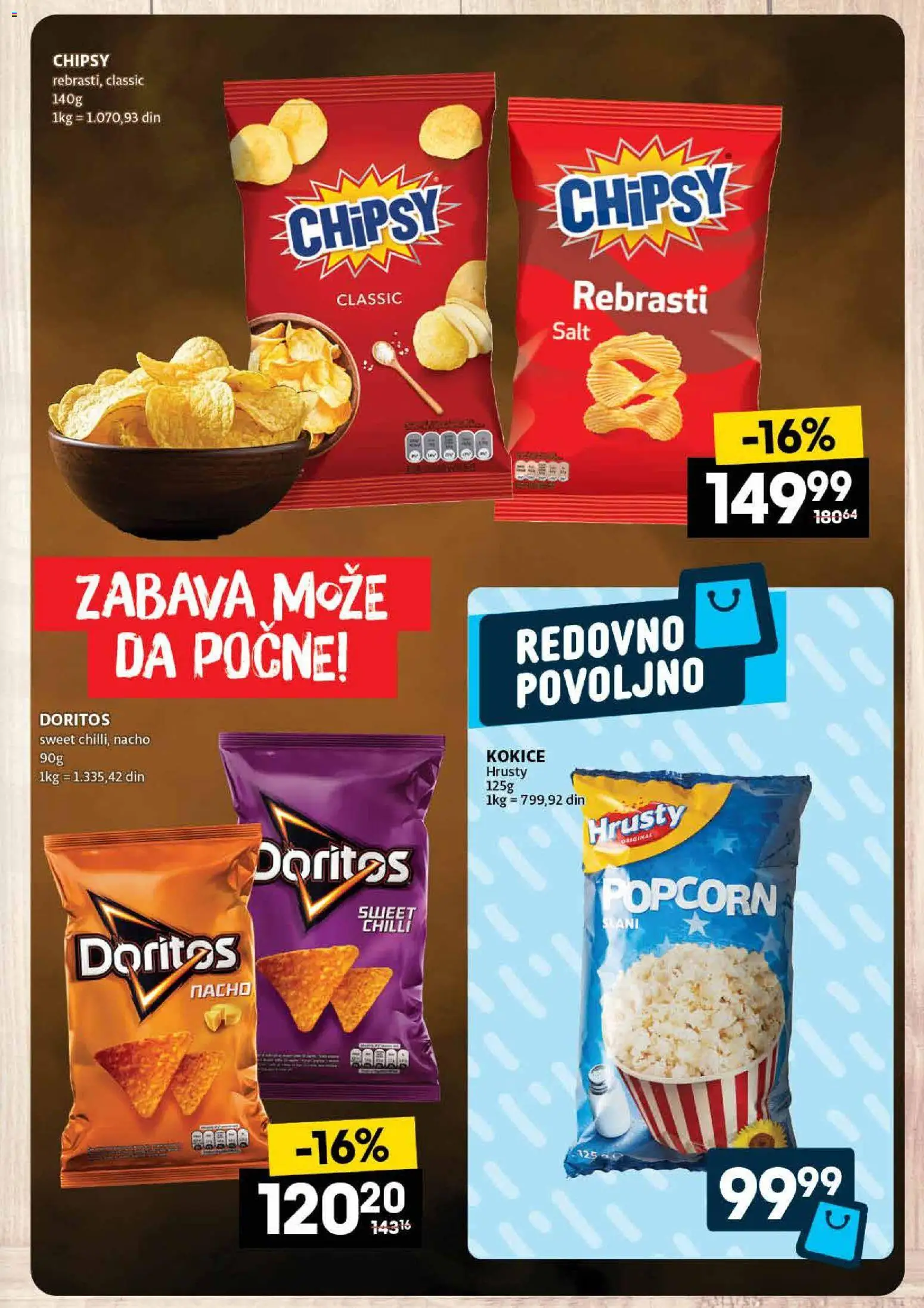 Idea katalog - važi od 20.11.2025 | Strana: 17 | Proizvode: Popcorn, Doritos