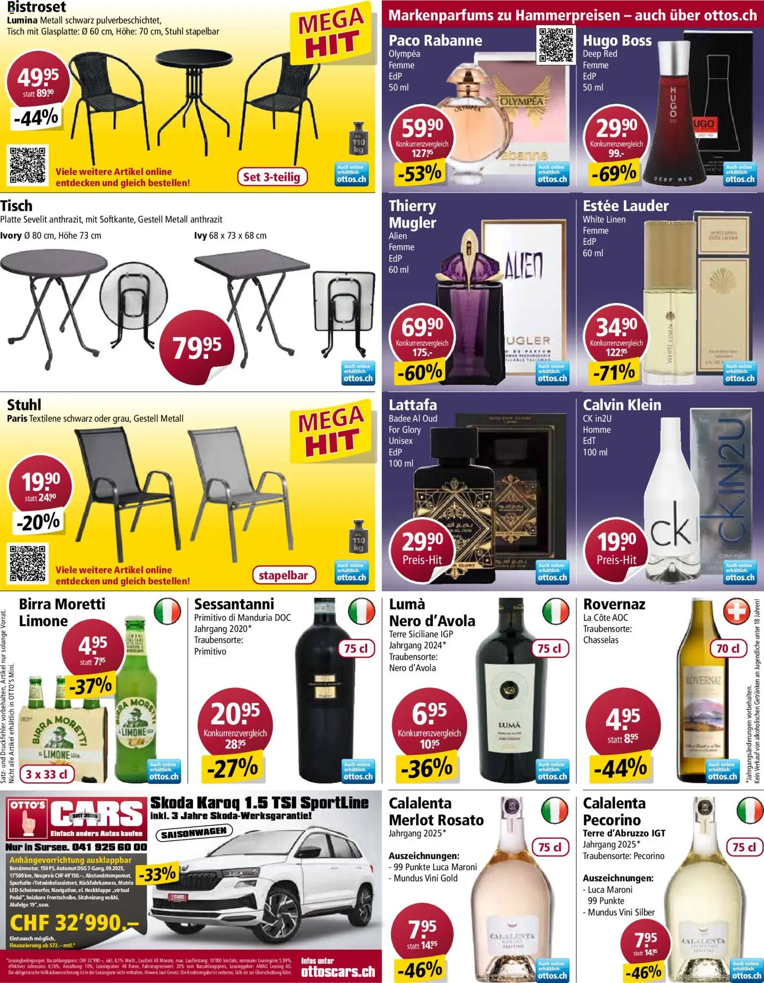 Otto's aktionen – gültig ab 14.04.2026 | Seite: 12 | Produkte: Tisch, Stuhl, Merlot