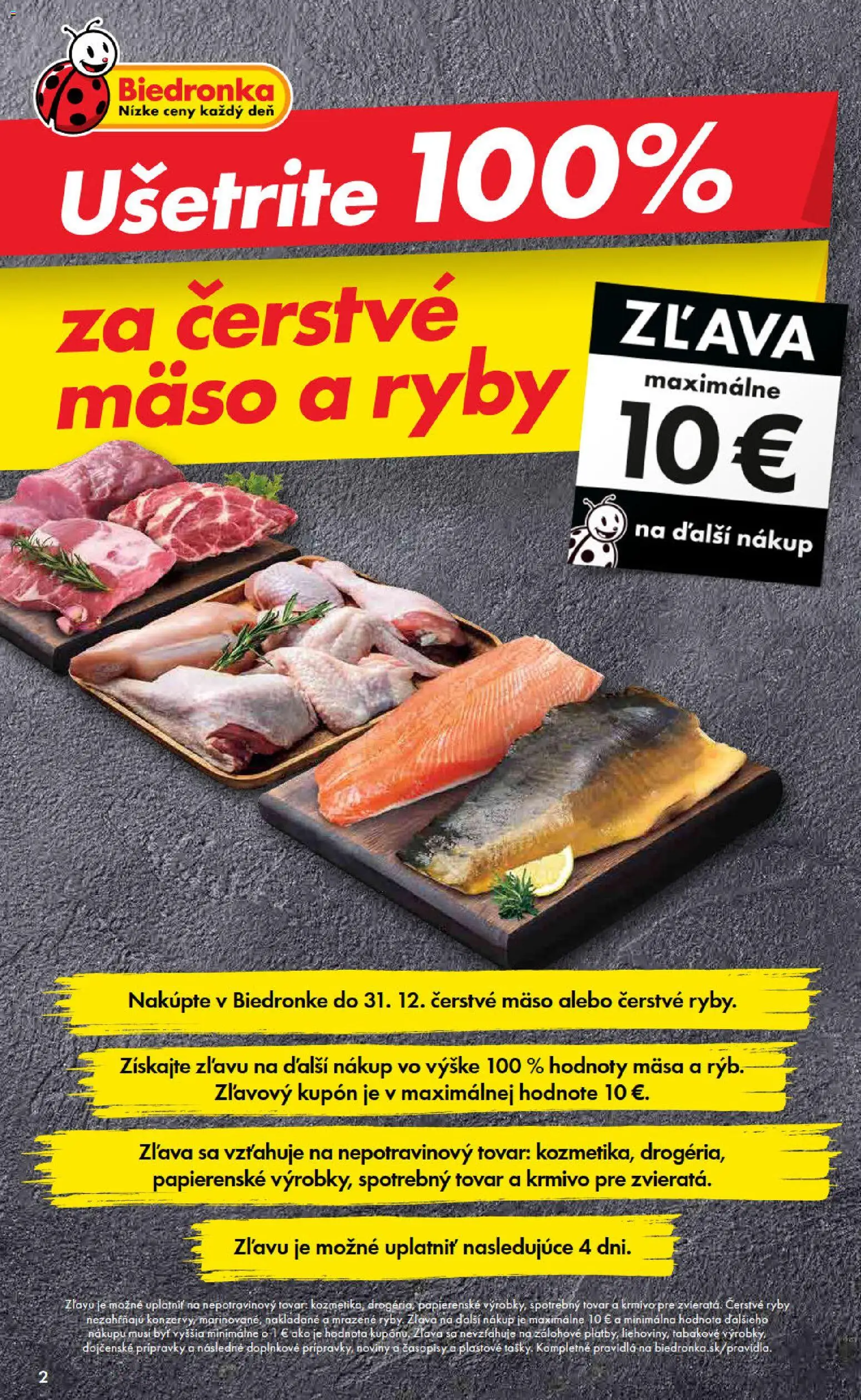 Nové Biedronka akcie – leták je platný od 18.12.2025 | Strana: 2 | Produkty: Ryby
