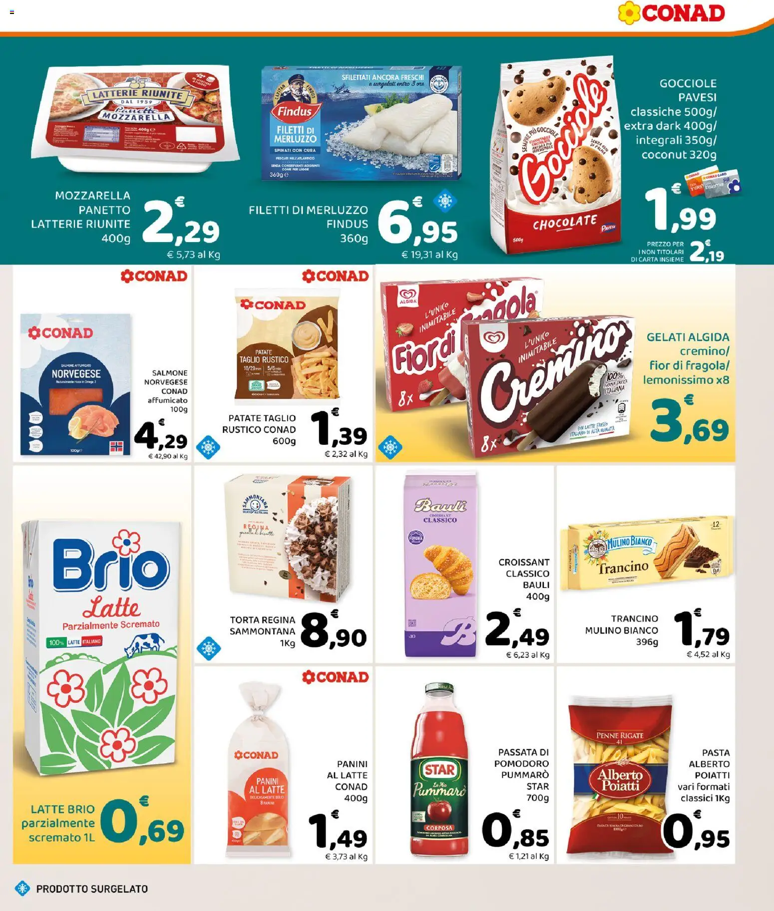 Volantino Conad del 29.04.2026 | Pagina: 3 | Prodotti: Panna, Patate, Pomodoro, Passata di pomodoro