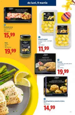 Ofertele Lidl valabile de la 02.03.2026 | Pagină: 17 | Produse: Çift taraflı üst, Fistic, Cartofi, Sos