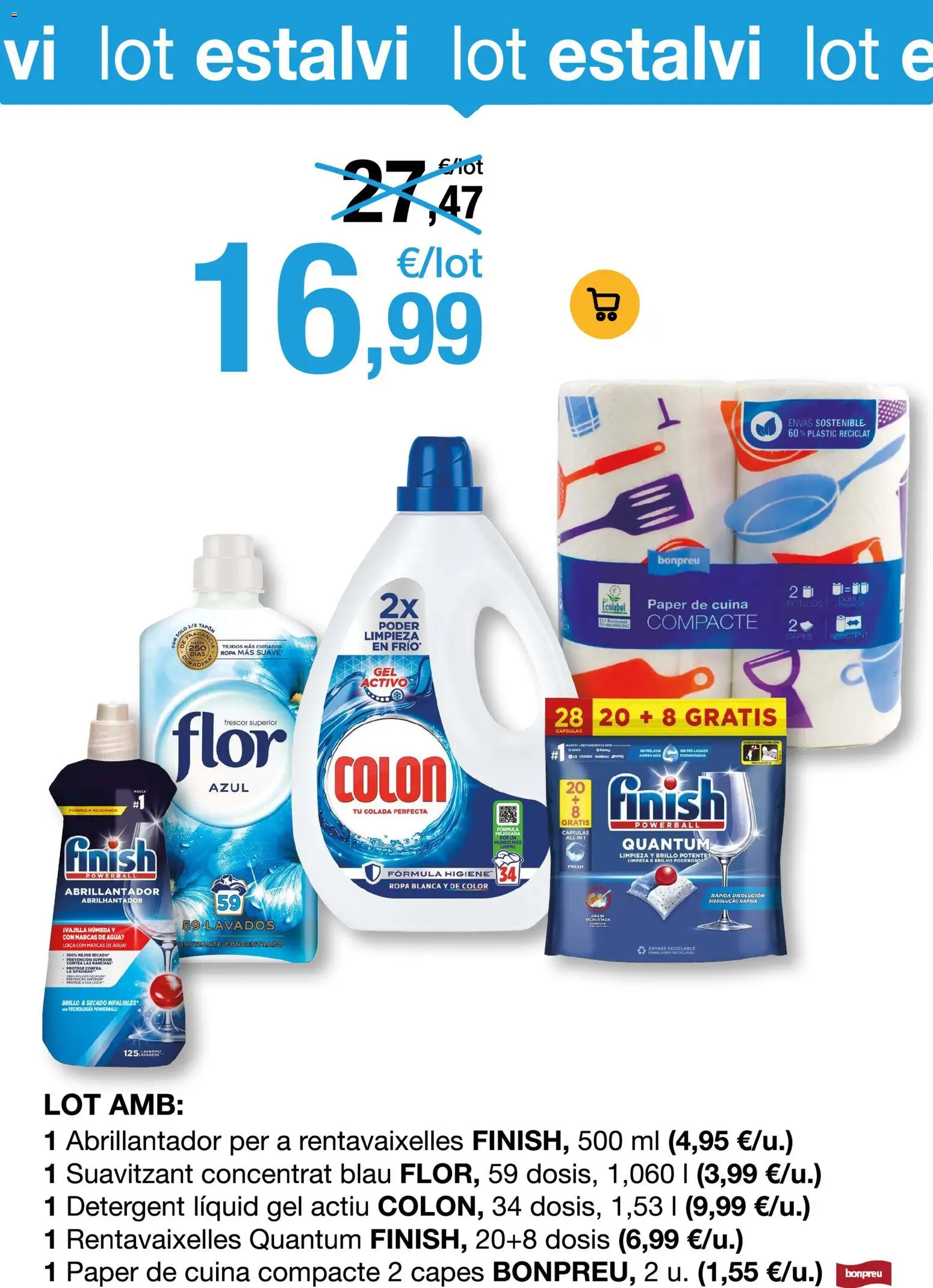 Bonpreu folleto │ válido desde el 17.02.2026 | Página: 45 | Productos: Ropa, Suavizante