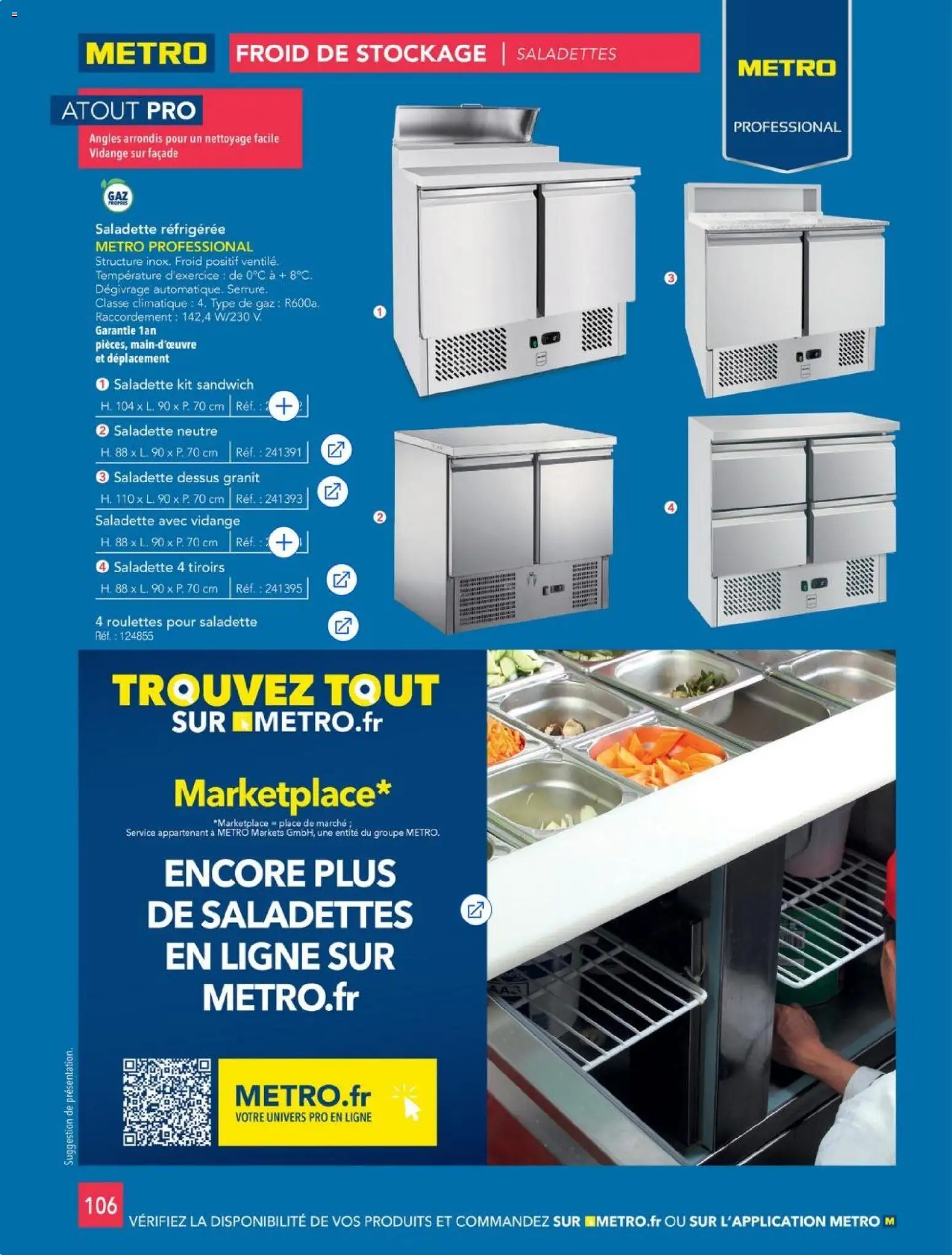 {H1} | Page: 106 | Produits: Sandwich, Tiroirs