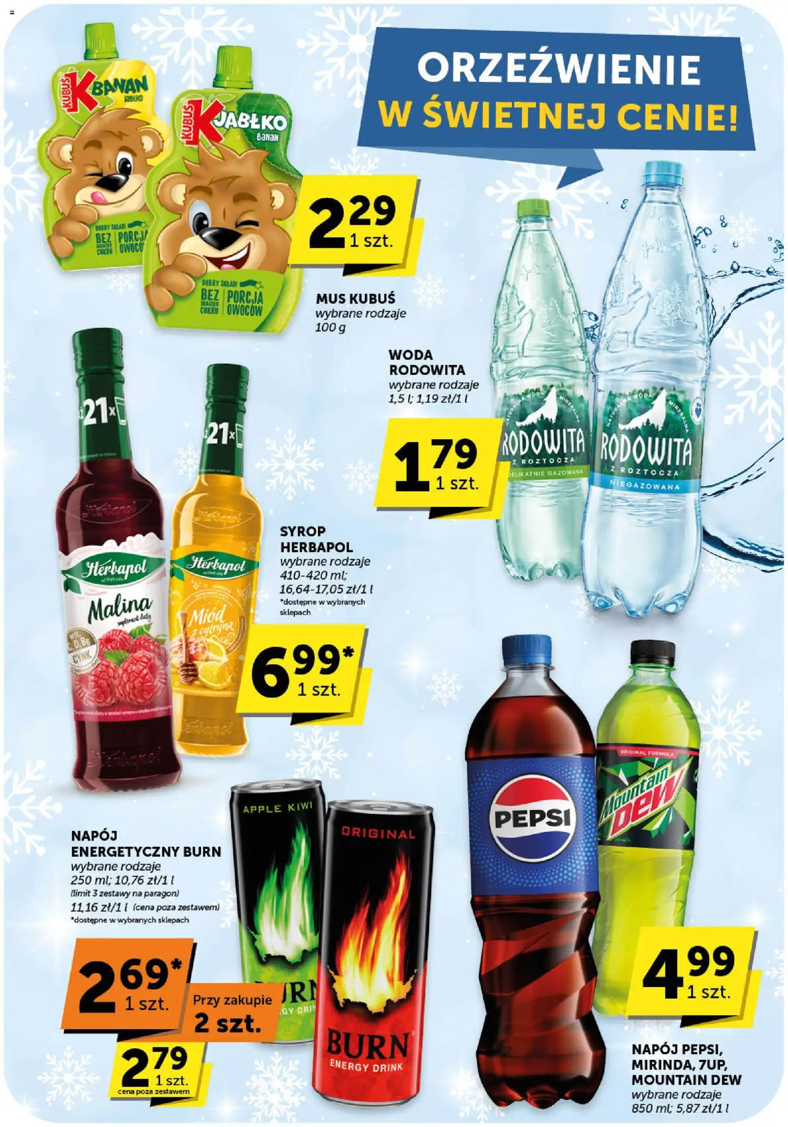 ABC Gazetka od 08.01.2026 | Strona: 23 | Produkty: Syrop, Malina, Banan, Woda
