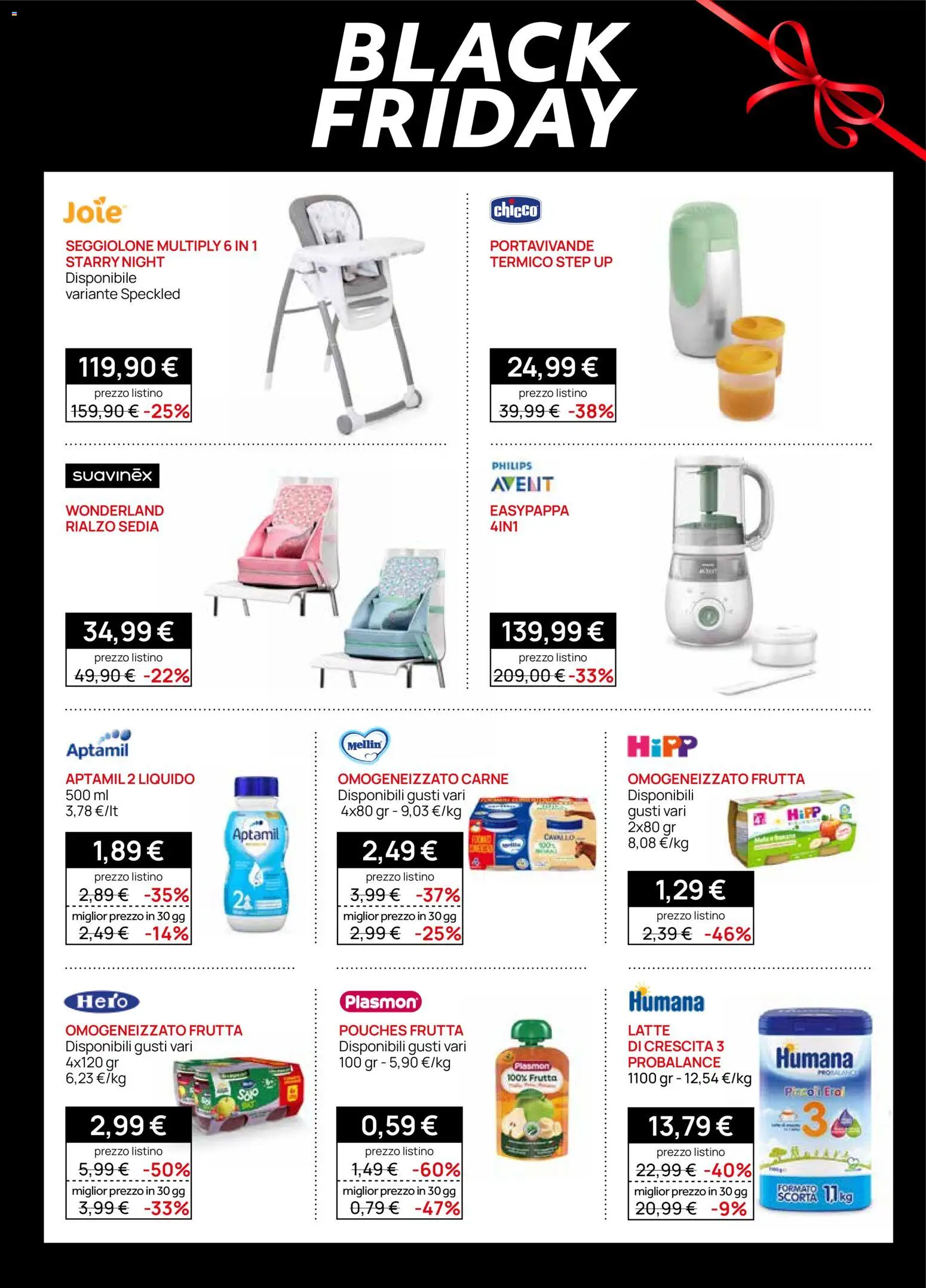 Volantino Prenatal del 13.11.2025 | Pagina: 9 | Prodotti: Frutta, Latte, Sedia