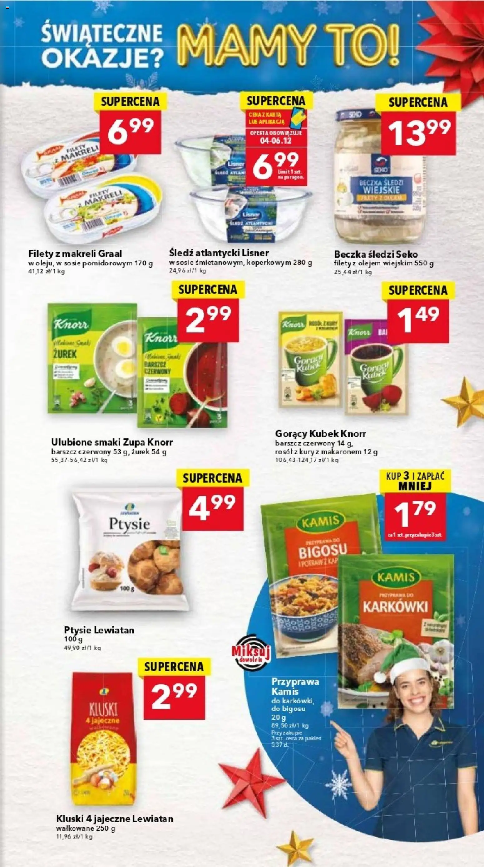 Lewiatan gazetka - Katowice od 04.12.2025 | Strona: 7 | Produkty: Karta, Gorący kubek, Zurek, Zupa