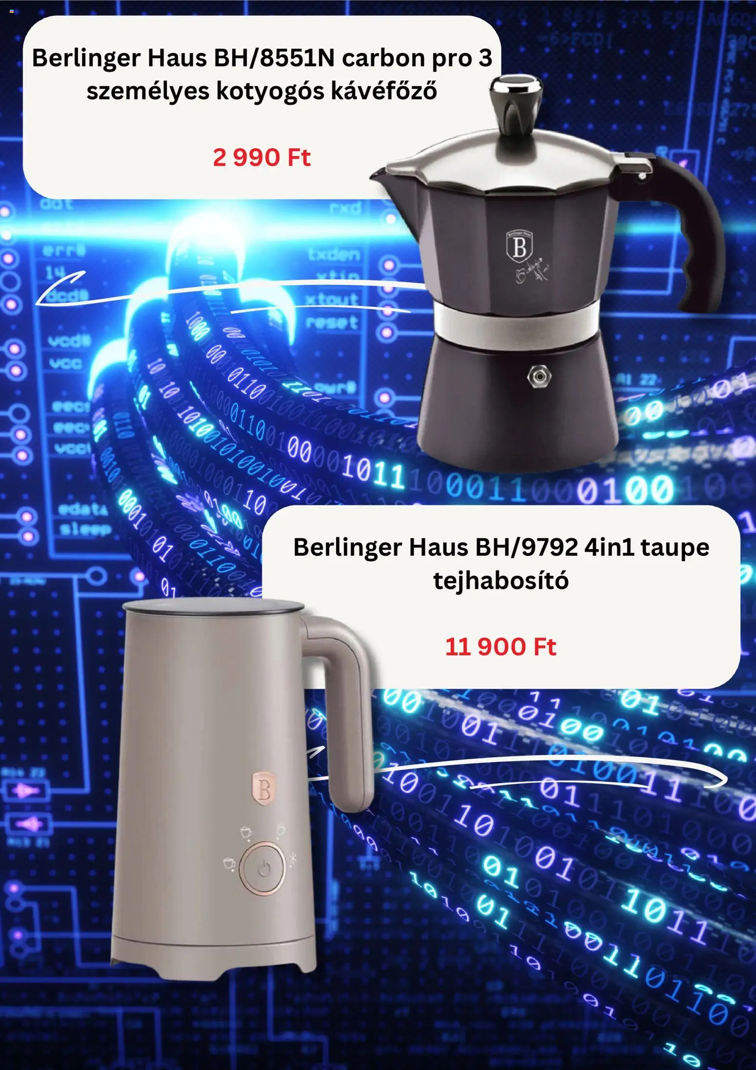 Best Byte akciós ujság - amely érvényes a következő dátumtól: 01.03.2026 | Oldal: 3 | Termékek: Tejhabosító, Kávéfőző