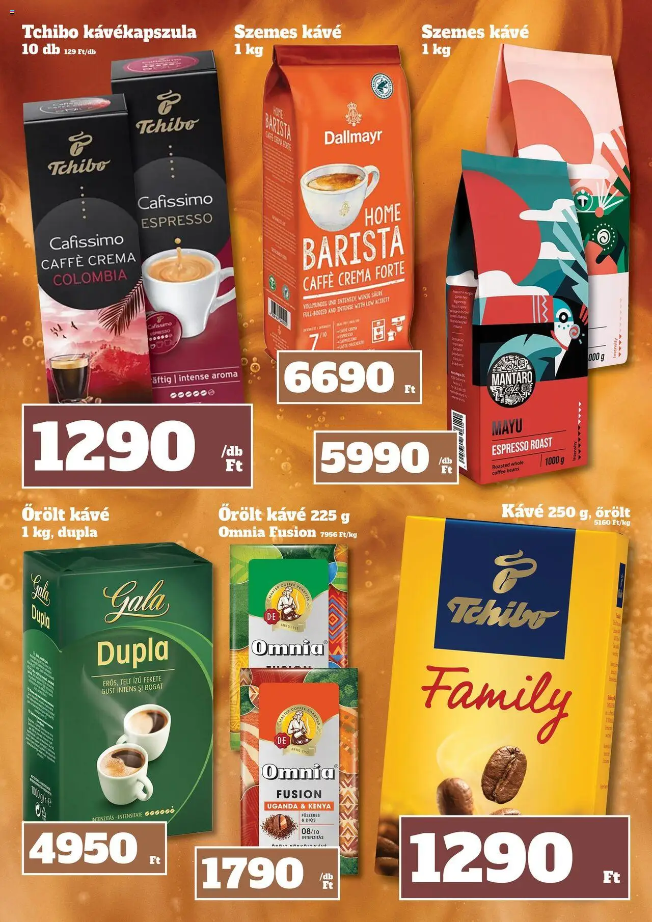 Family Diszkont akciós ujság - amely érvényes a következő dátumtól: 09.10.2025 | Oldal: 16 | Termékek: Kávékapszula, Cafissimo, Szemes kávé, Őrölt kávé