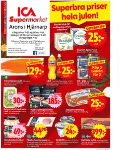ICA Supermarket - Hjärnarp - Förhandsvisning av reklamblad från butik ICA Supermarket aktuell från 22.12.2025