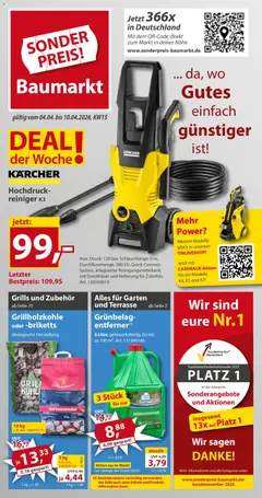 Sonderpreis Baumarkt Prospekt 	 ab 04.04.2026 gültig