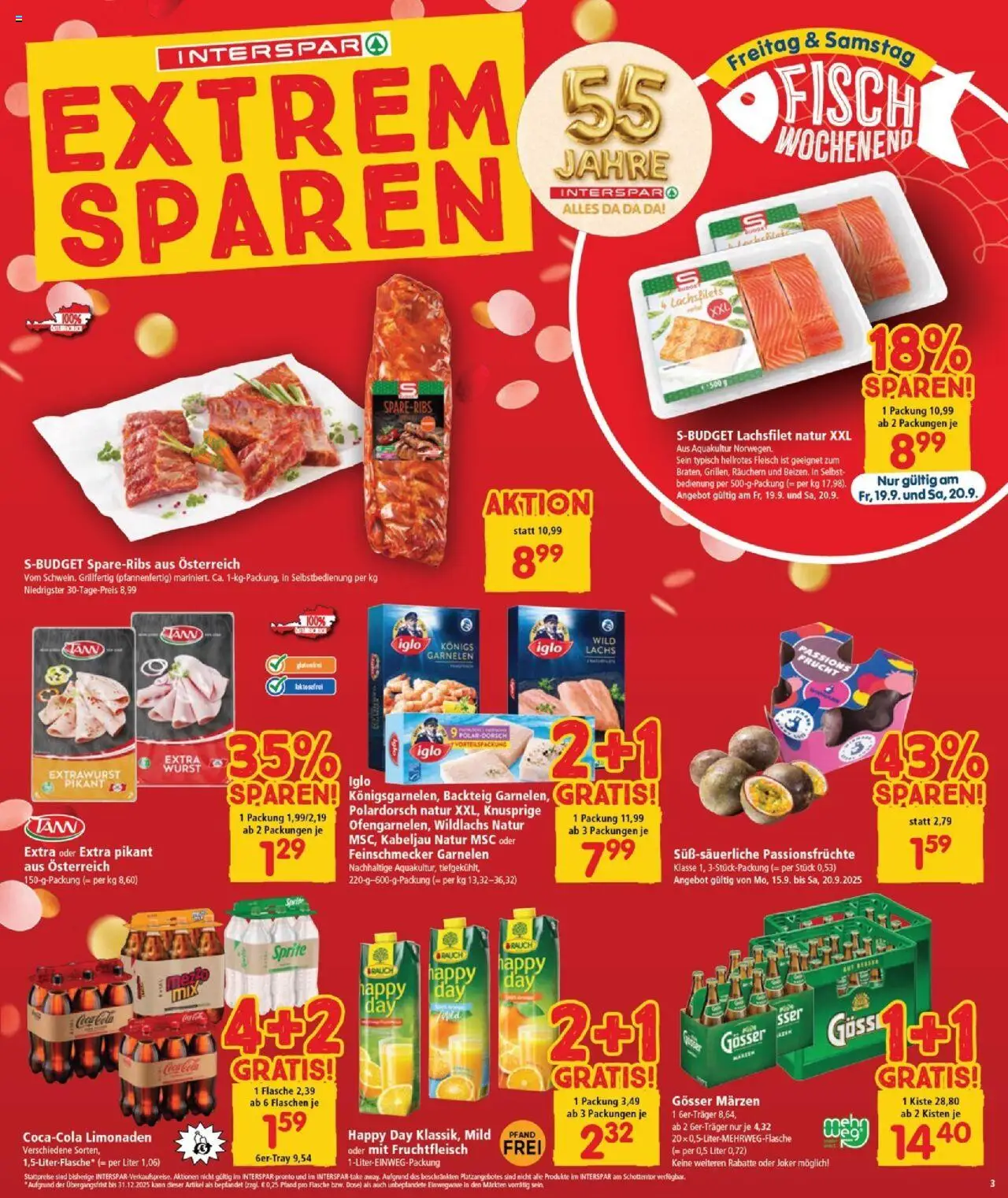 Interspar Flugblatt - Burgenland gültig ab 18.09.2025 | Seite: 4 | Produkte: Fisch