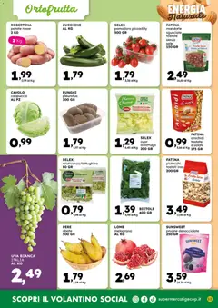 Anteprima del volantino Volantino GECOP	 valido a partire dal 03.11.2025 | Pagina: 12 | Prodotti: Patate, Frutta, Cavolo, Arachidi