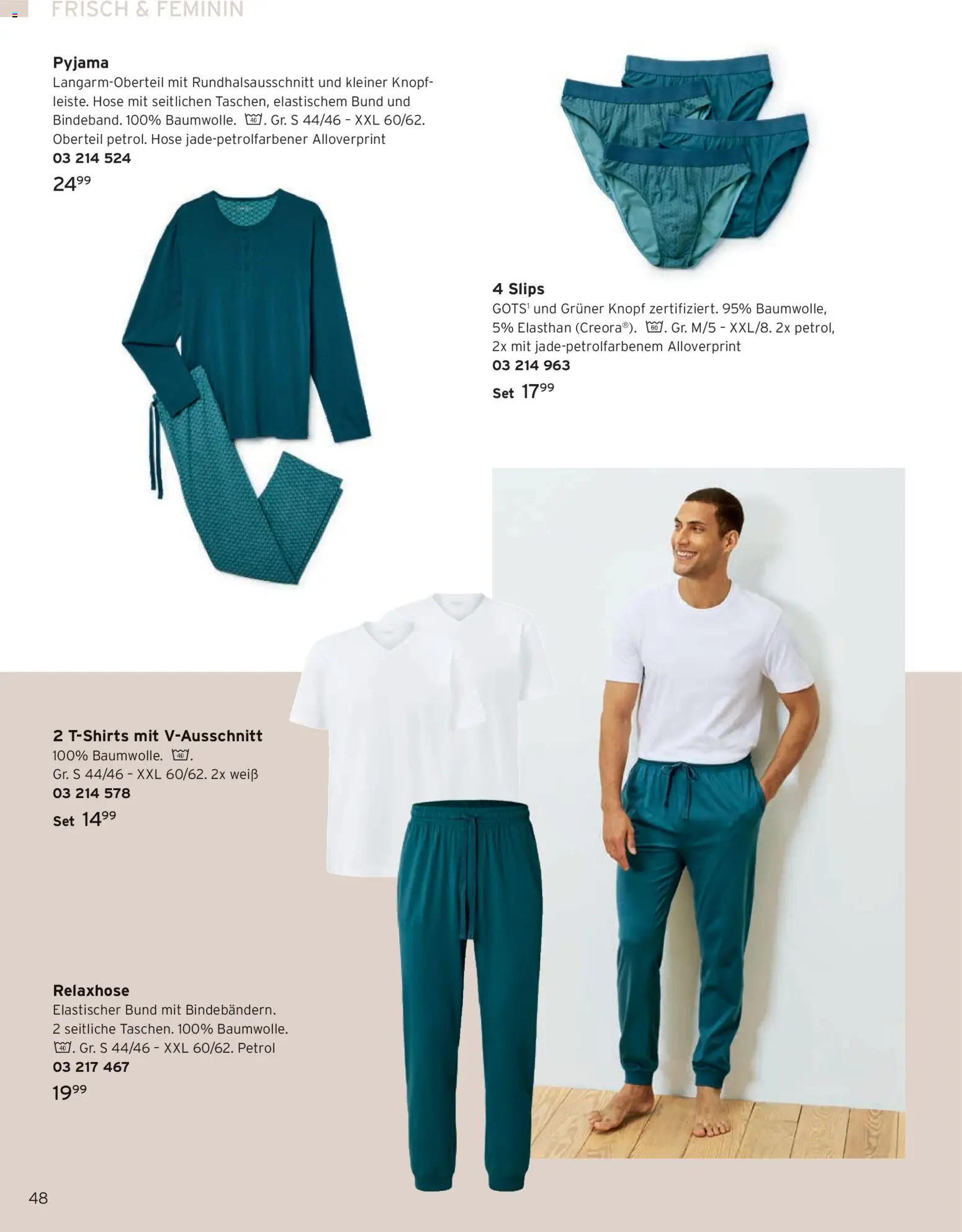 Tchibo Katalog Frühling – gültig ab 24.03.2026 | Seite: 48 | Produkte: Hose, Pyjama