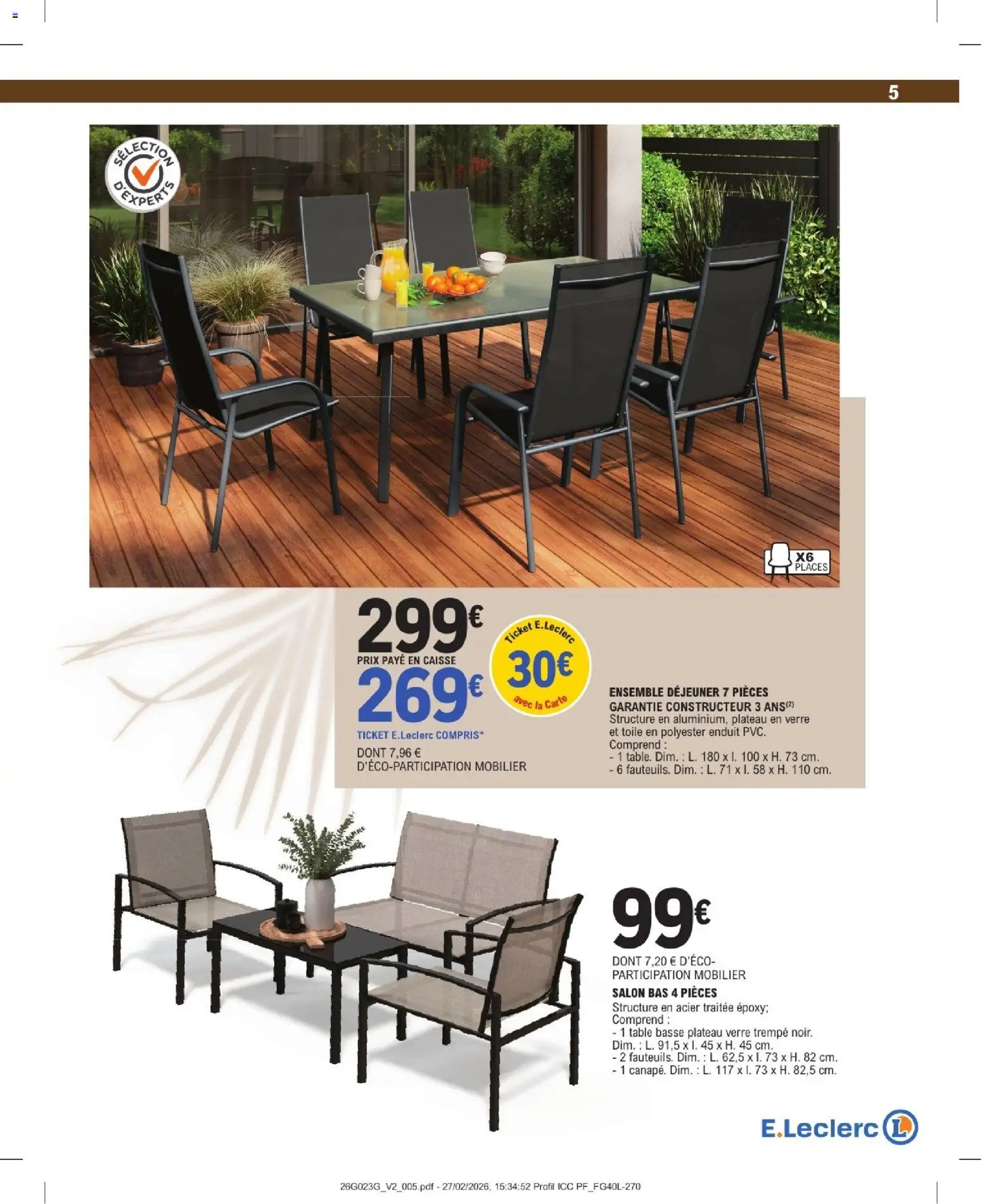 {H1} | Page: 5 | Produits: Plateau, Table basse, Table