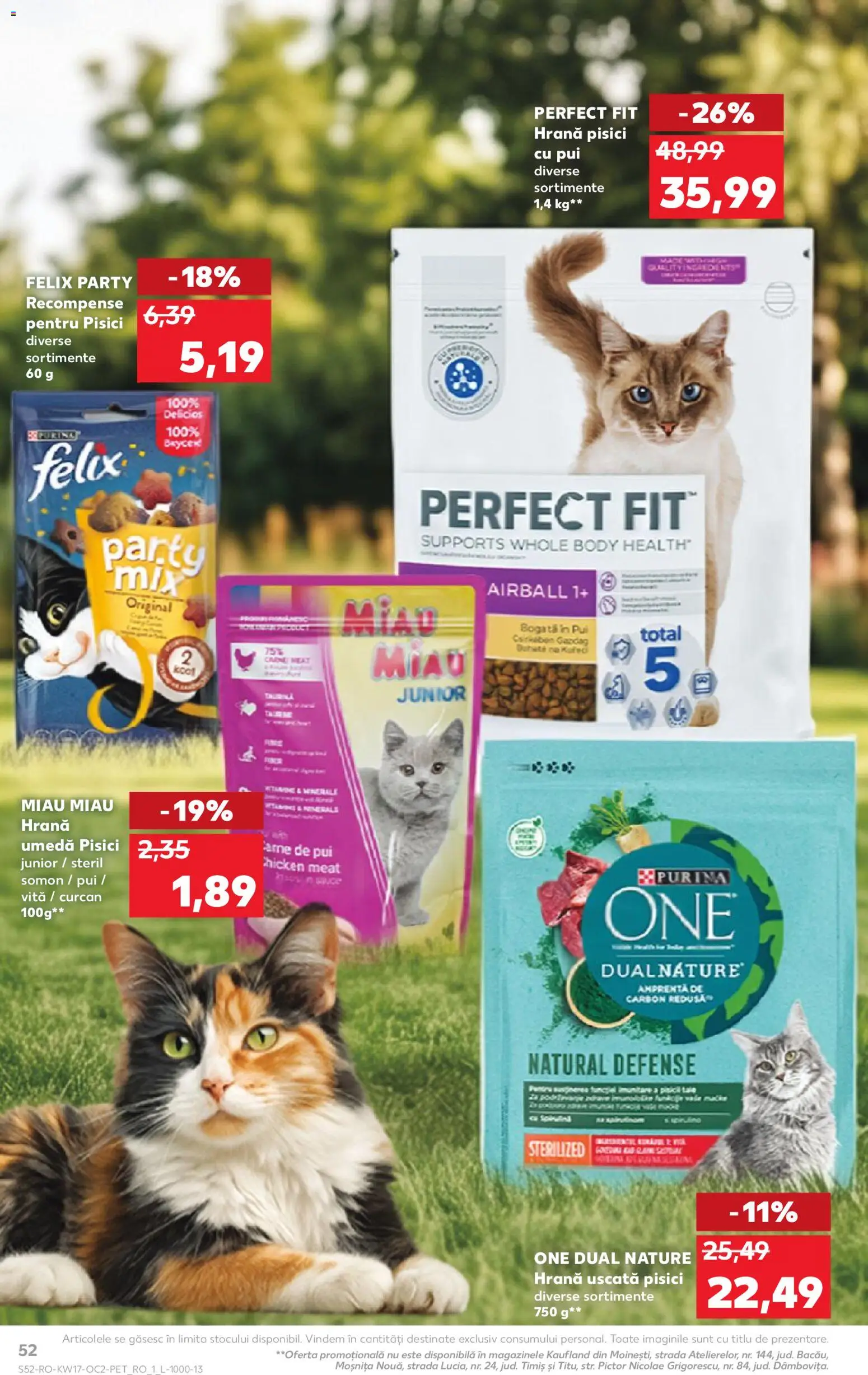 Noul catalog Kaufland – valabil de la 22.04.2026 | Pagină: 52 | Produse: Body, Hacıyatmaz Kedi Oyuncağı