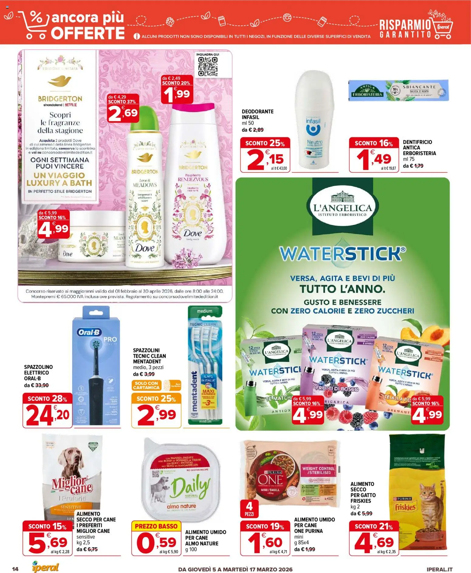 Volantino Iperal del 05.03.2026 | Pagina: 14 | Prodotti: Deodorante, Tè, Manzo, Patate