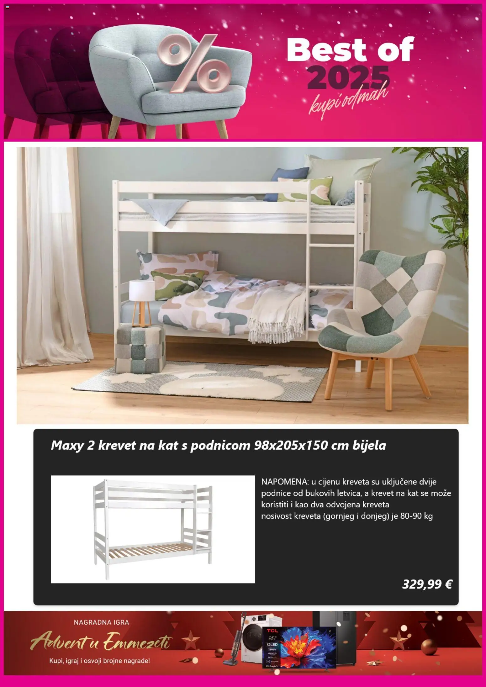 Emmezeta katalog | vrijedi od 16.12.2025 | Stranica: 4 | Proizvodi: Krevet, Podnice, Igra